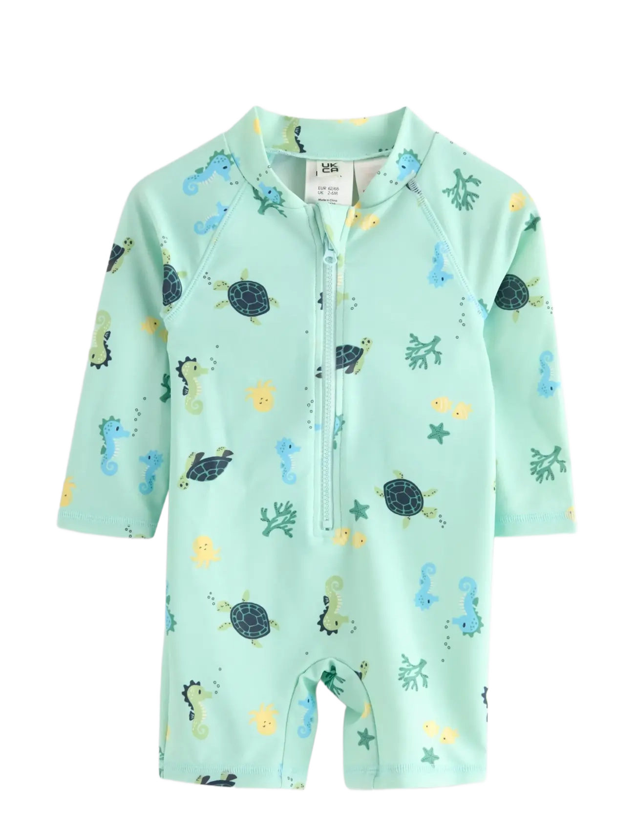 Lindex Sunprotection suit - Kleidung - LIGHT DUSTY TURQUOISE / multi