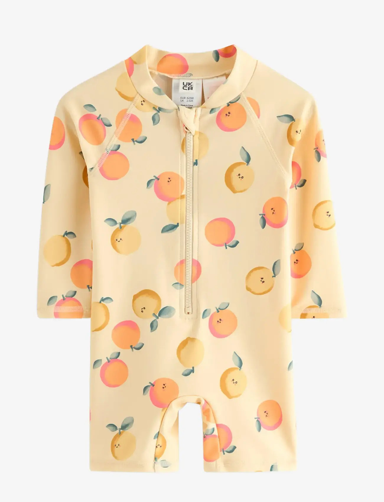 Lindex - UPF 50+ uv-suit - badedragter - light dusty yellow - 0