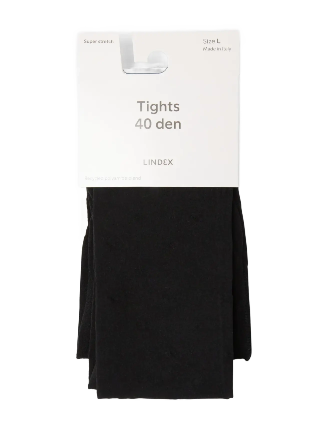 Lindex Tights 40 den HW ao bow - Leggings & Tights - BLACK / black