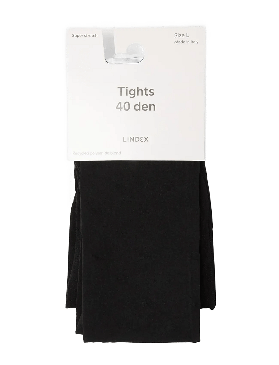 Lindex - Tights with superstretch 40 denier - leggings - black - 1