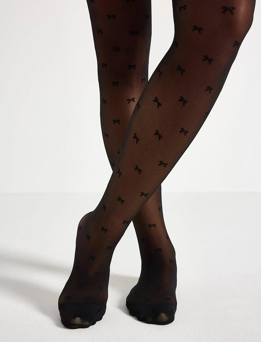Lindex - Tights with superstretch 40 denier - leggings - black - 4
