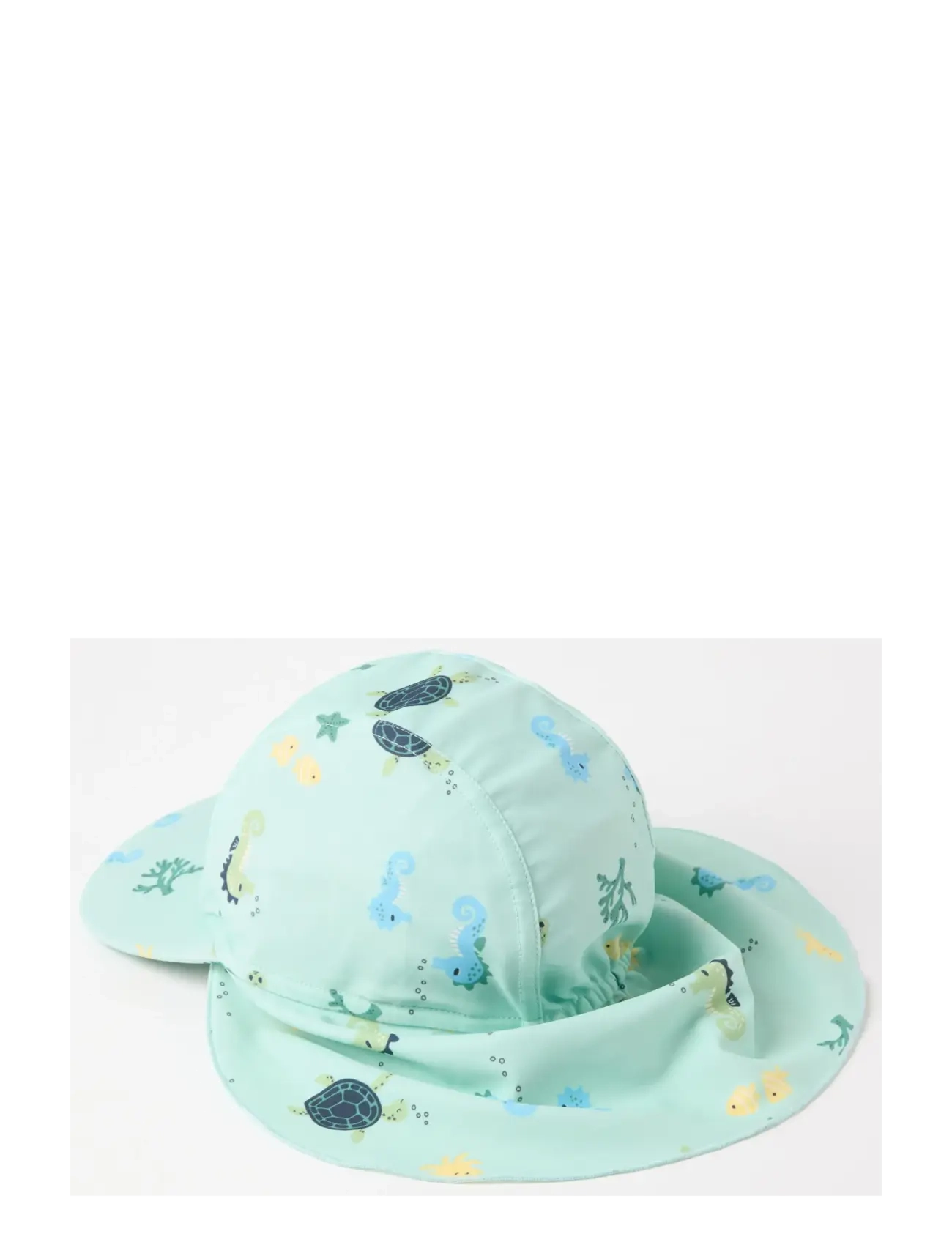 Lindex - UPF 50+ sun hat - badekappen - light dusty turquoise - 1