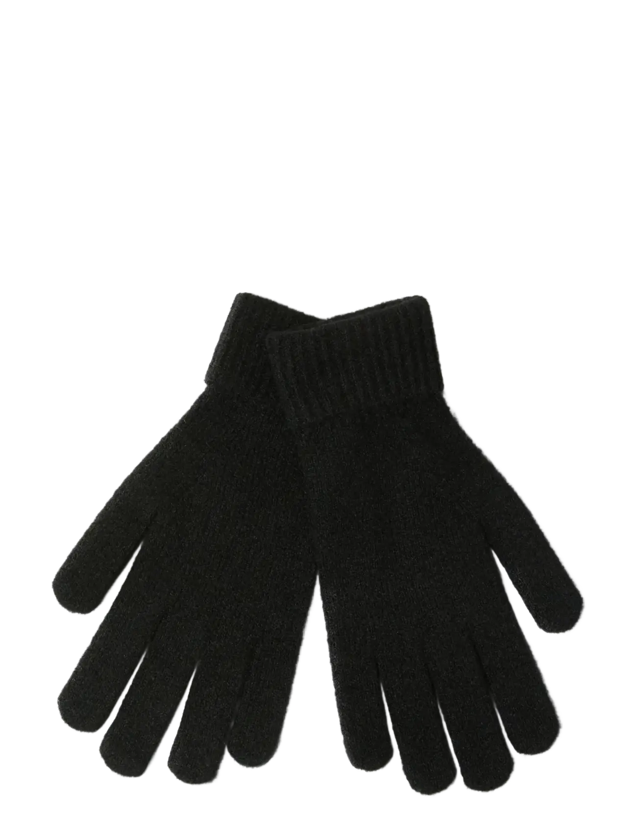 Lindex Glove knitted Sammy - Handschuhe - BLACK / black