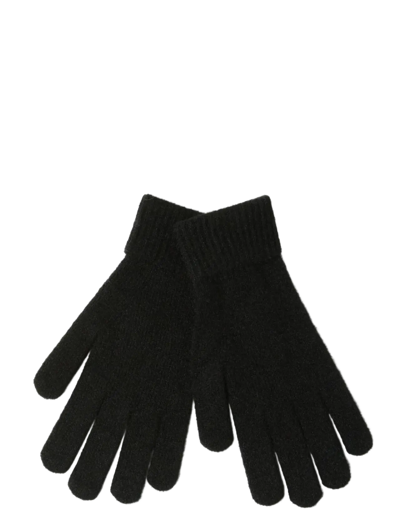 Lindex - Glove knitted Sammy - accessories - black - 1