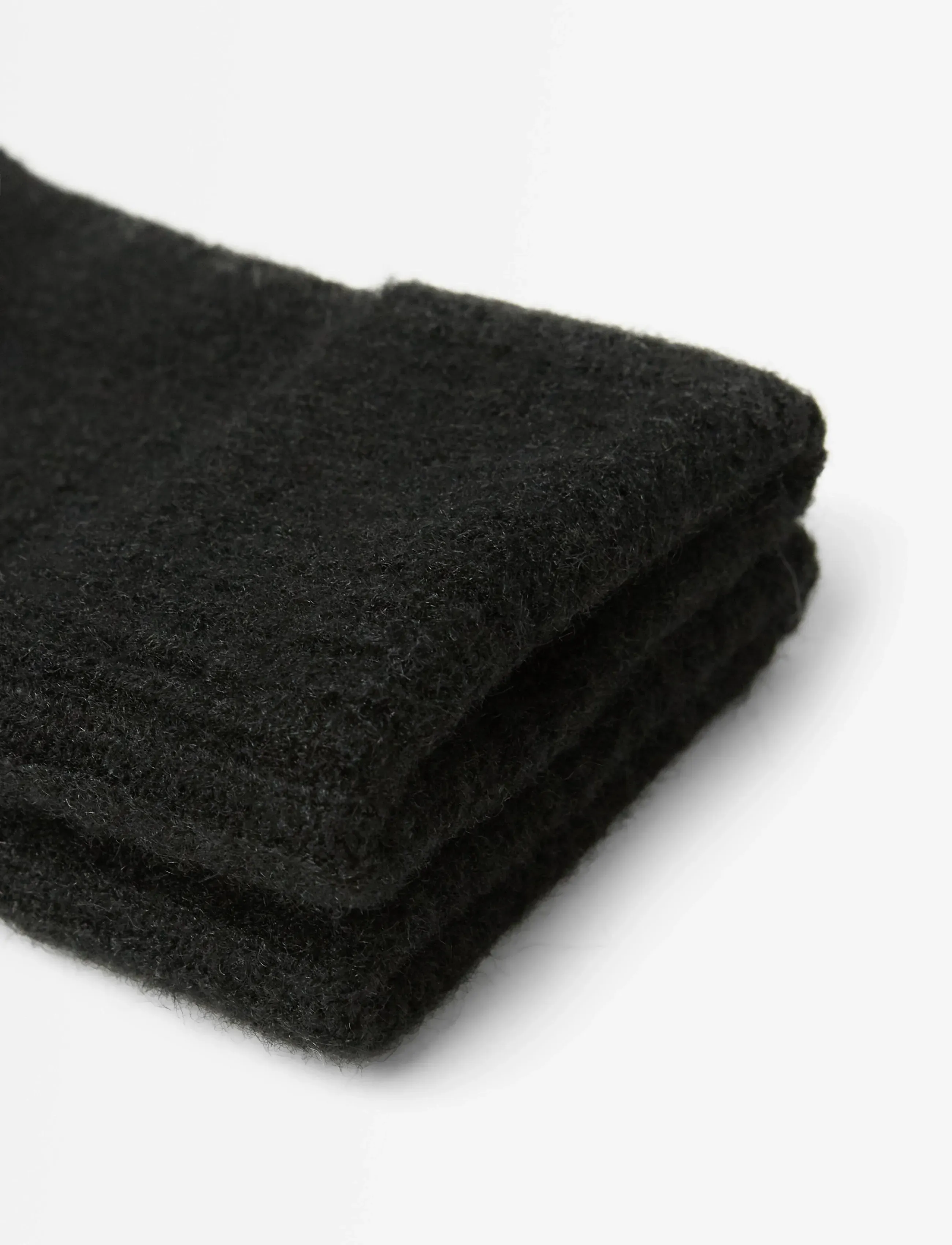 Lindex - Glove knitted Sammy - accessories - black - 2