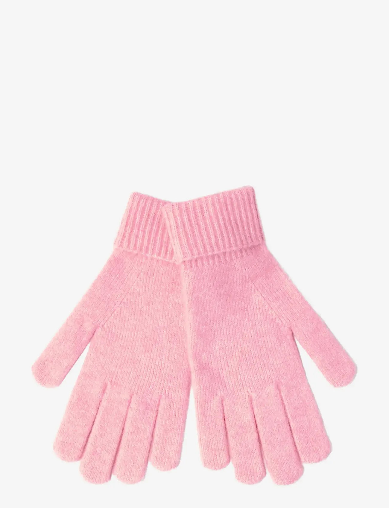 Lindex - Glove knitted Sammy - fingervantar - pink - 0