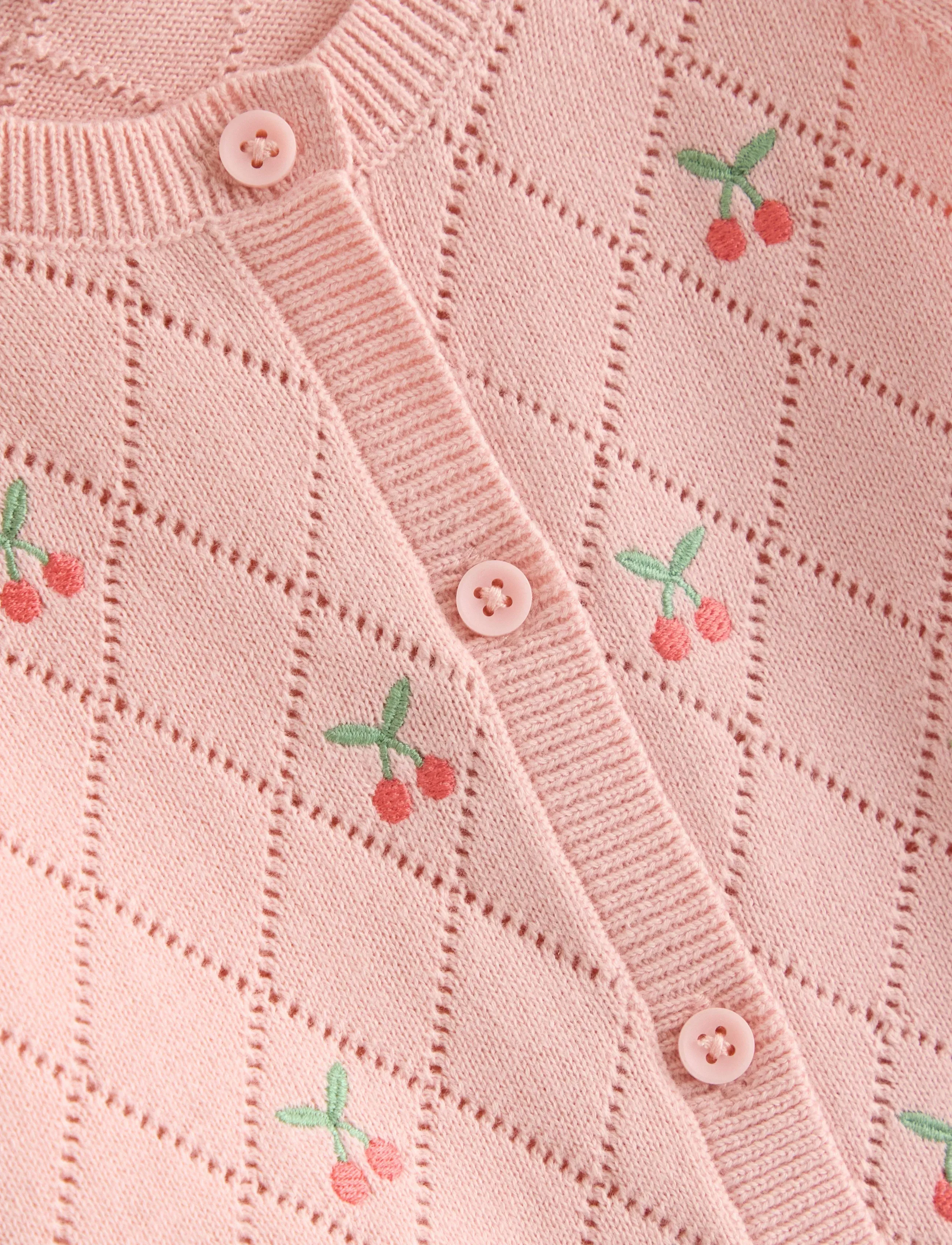 Lindex - Knitted cardigan - cardigans - light dusty pink - 2