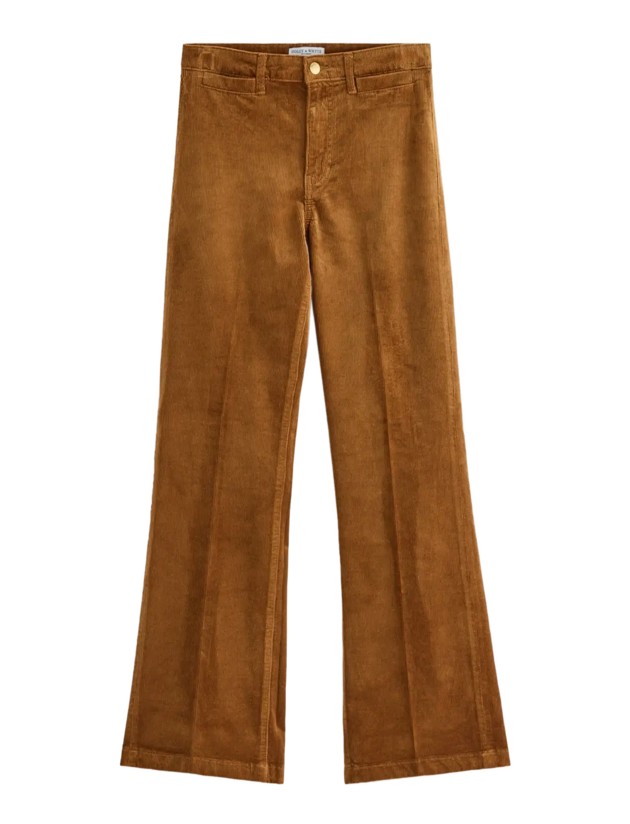 Lindex - Trousers Colette Cord - corduroy pants - brown - 1