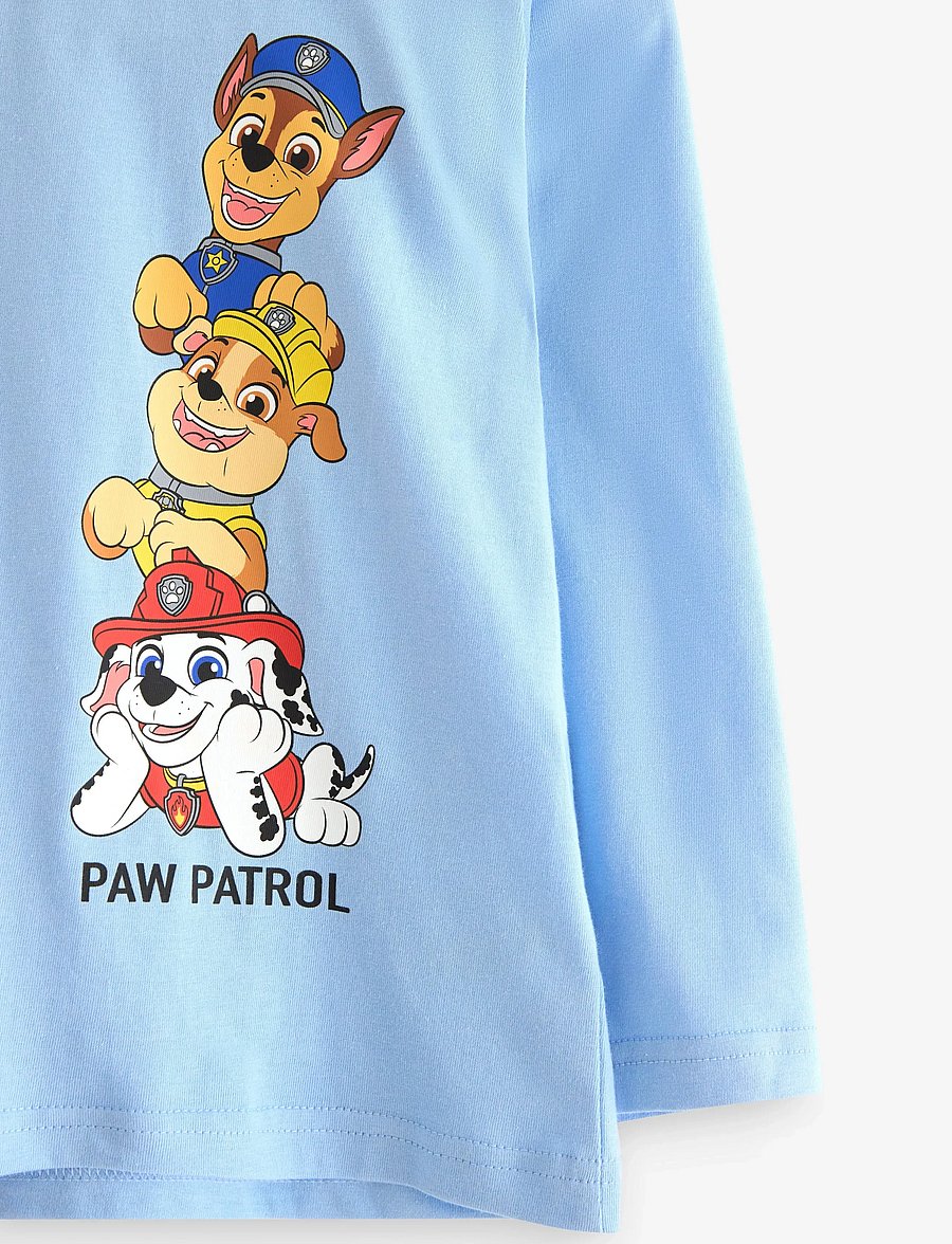 Lindex - Top LS Paw Patrol - långärmade t-shirts - light blue - 5
