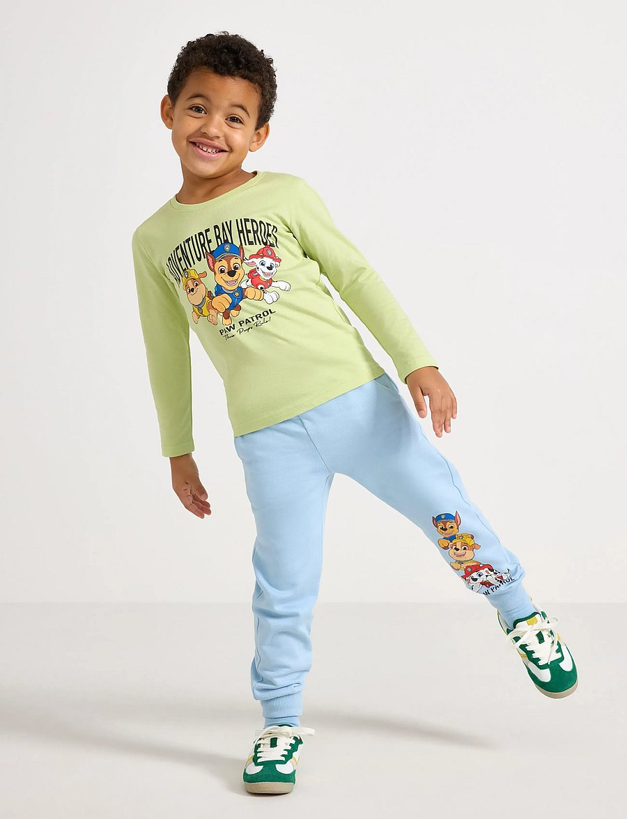 Lindex - Trousers Jogging Paw Patrol - dressipüksid - light blue - 0
