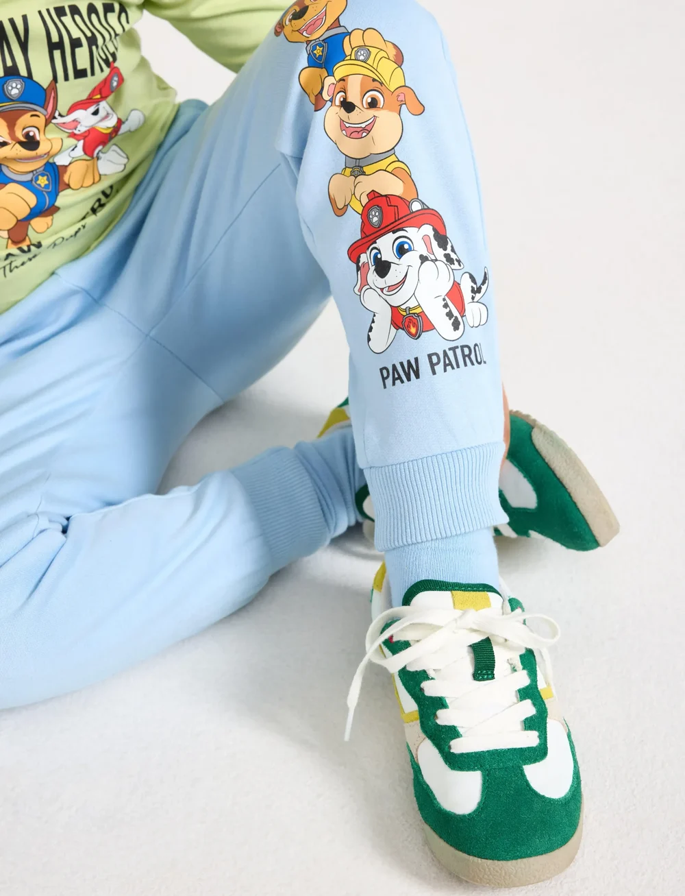 Lindex - Trousers Jogging Paw Patrol - sweatpants - light blue - 4