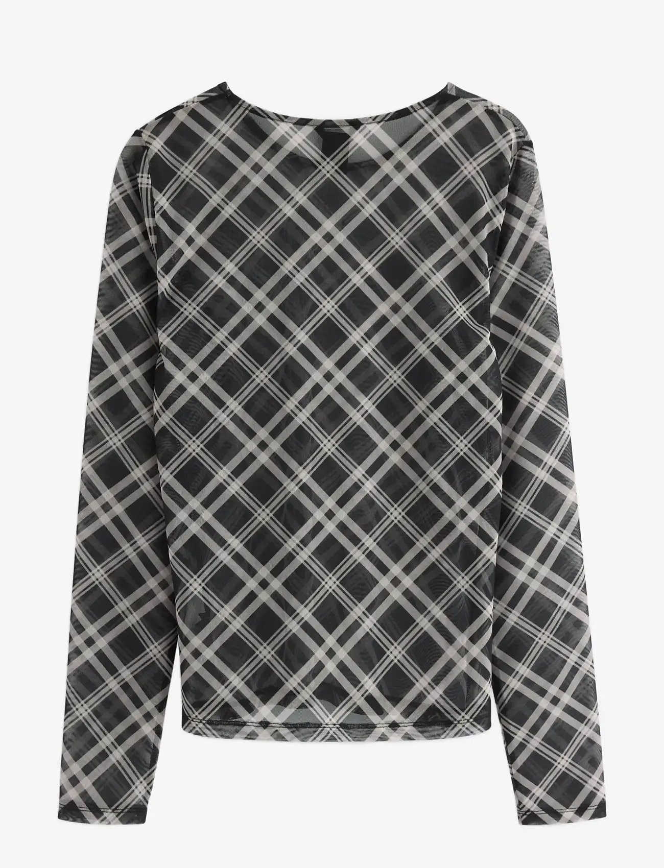 Lindex - Top Tindra - long-sleeved blouses - offblack - 1