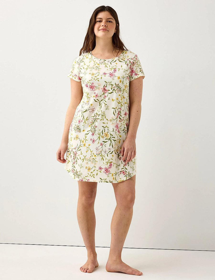 Lindex - Nightdress aop - natkjoler - dusty green - 0