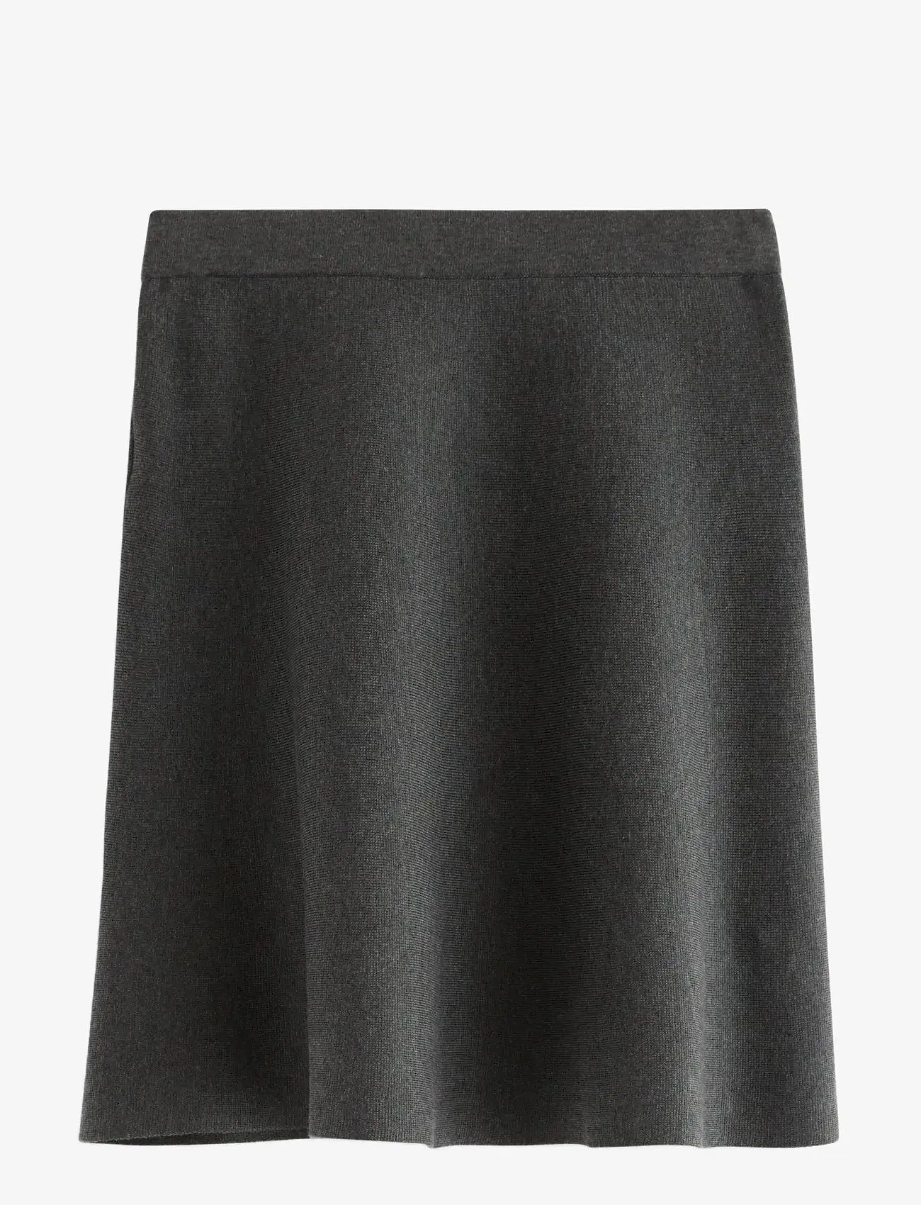 Lindex - Skirt Dagmar melange - korta kjolar - dark grey melange - 2