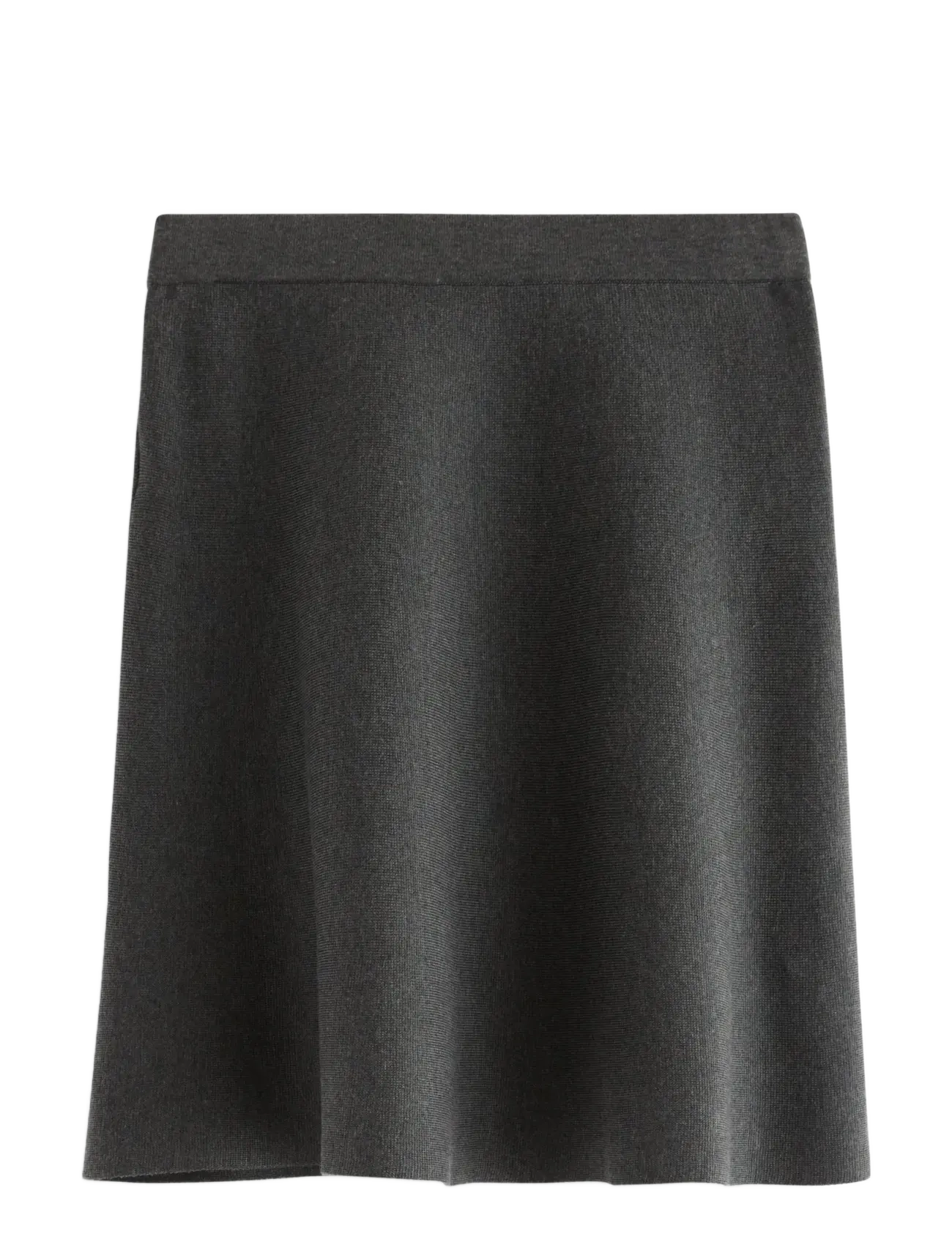 Lindex - Skirt Dagmar melange - kurze röcke - dark grey melange - 2
