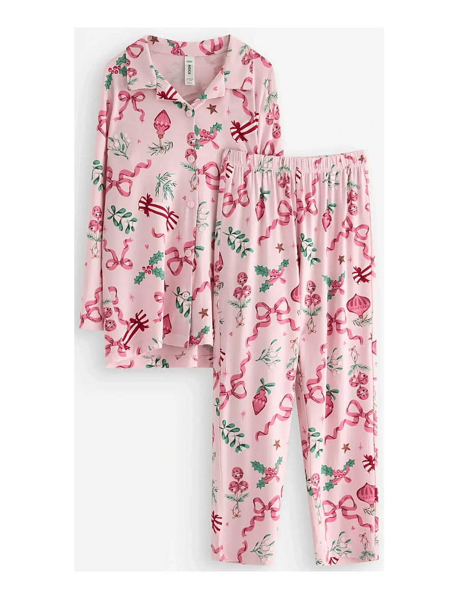 Lindex - Pyjamasset - pyjama-sets - light pink - 1