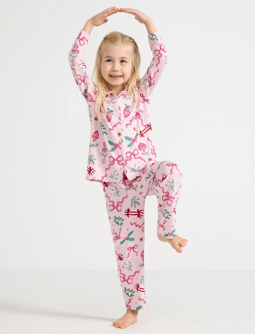 Lindex - Pyjamasset - pyjamassæt - light pink - 0