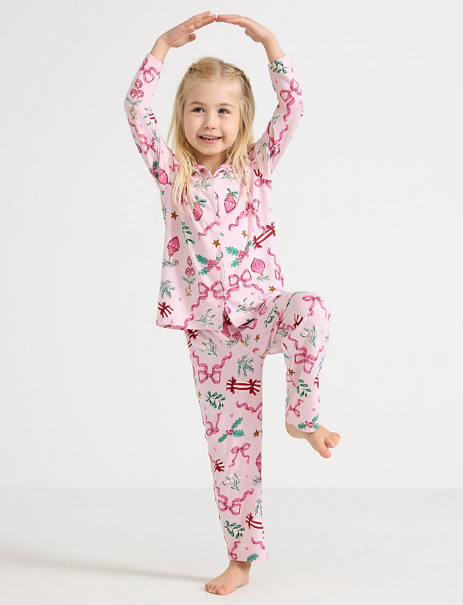 Lindex - Pyjamasset - pyjama-sets - light pink - 0