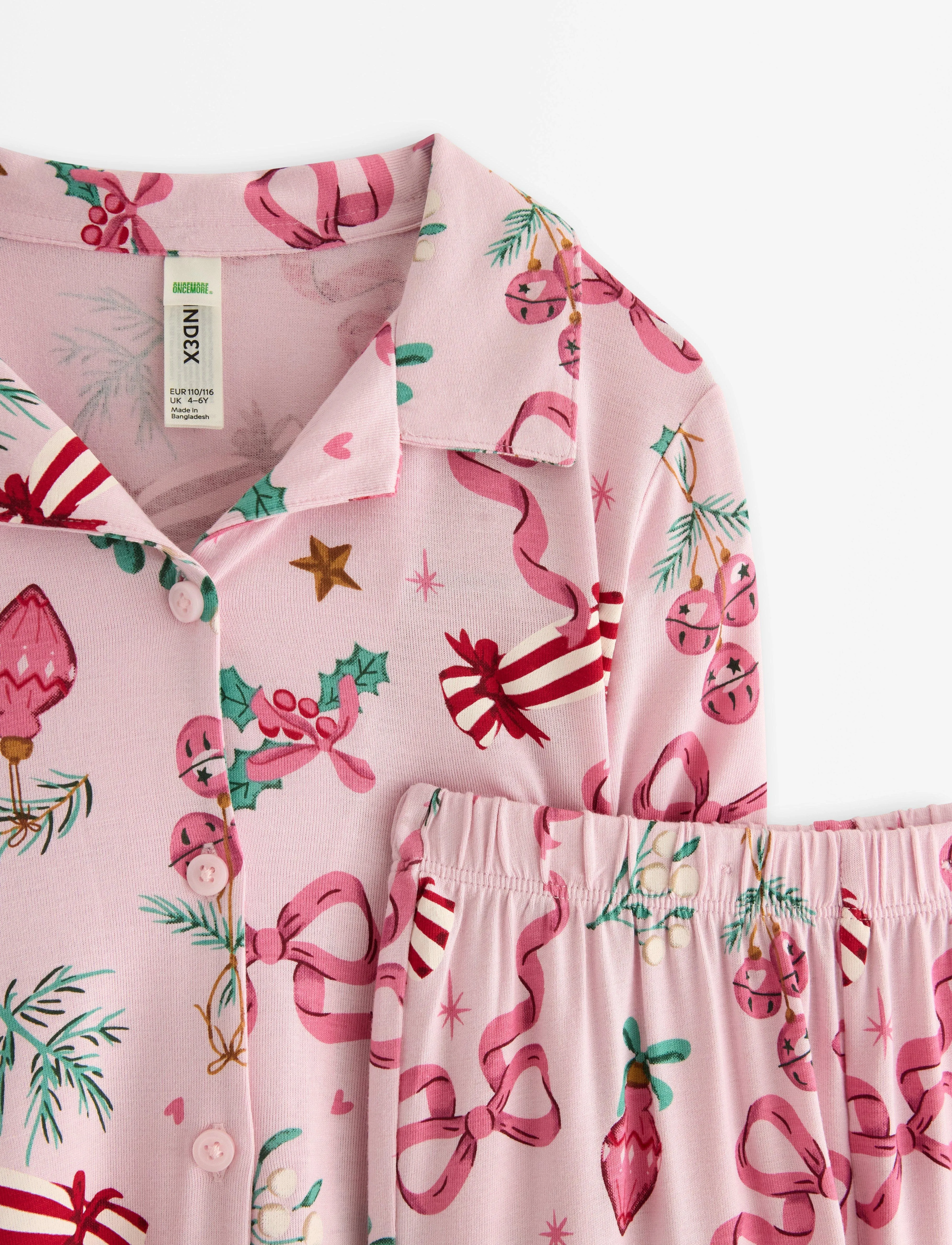 Lindex - Pyjamasset - pyjamassæt - light pink - 5