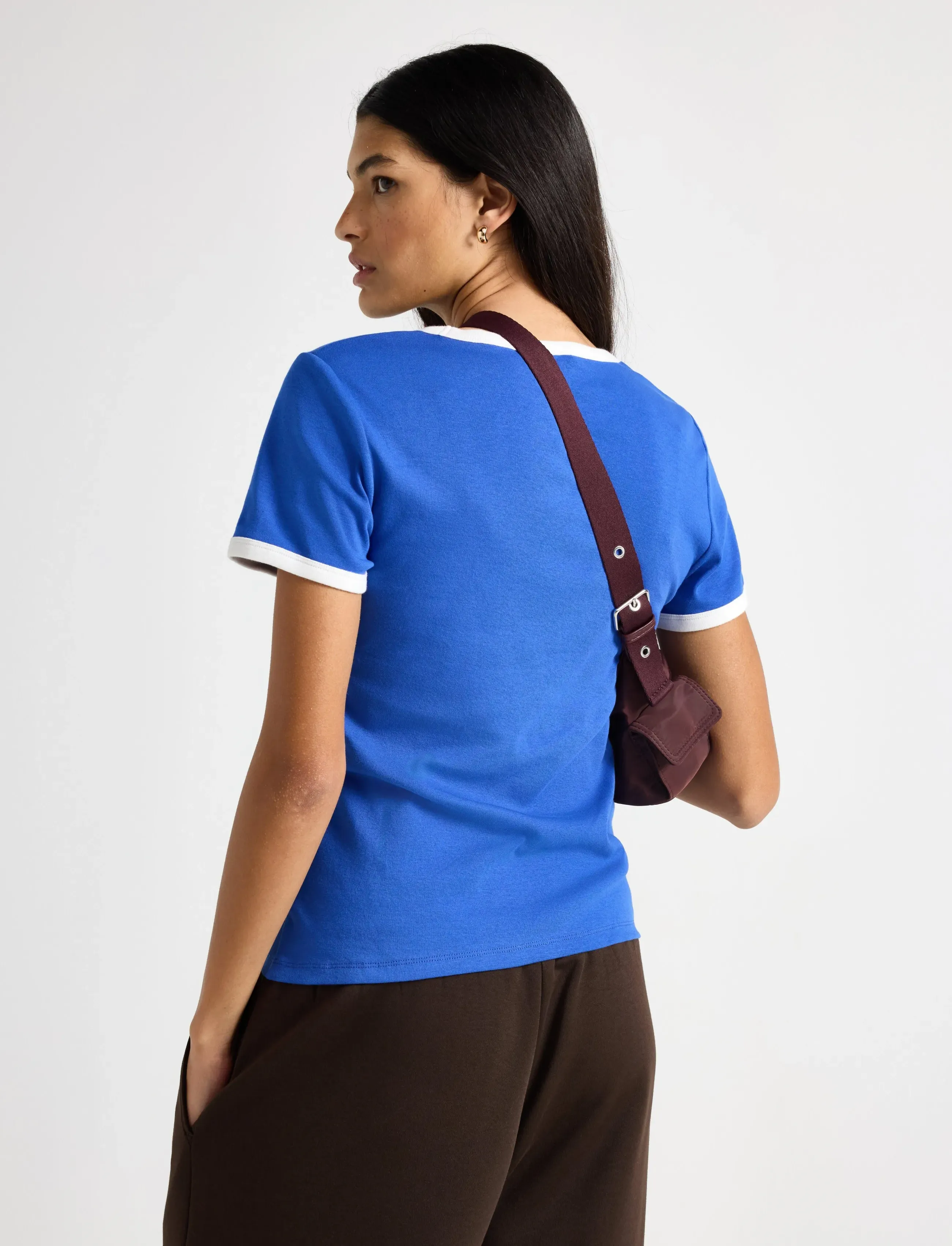 Lindex - Top Lisa - t-shirts - strong blue - 3