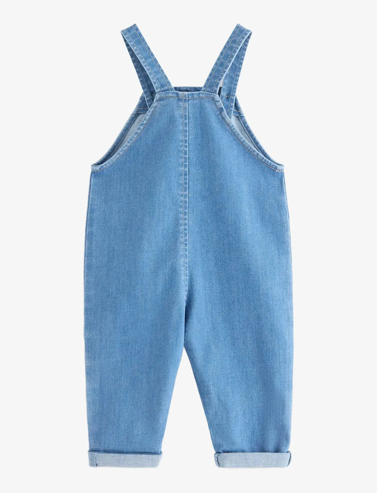 Lindex - Dungarees with denim look - hängselbyxor - denim blue - 1