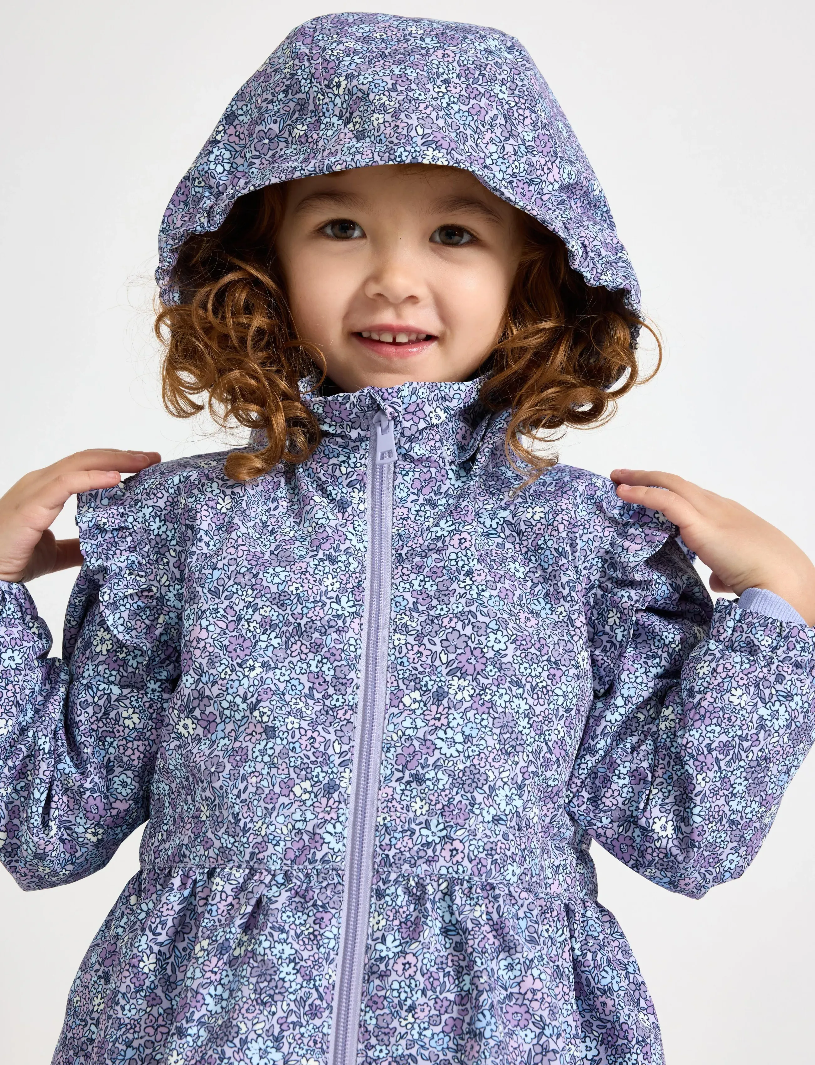 Lindex - Water repellent shell jacket - skaljakker - light dusty lilac - 4