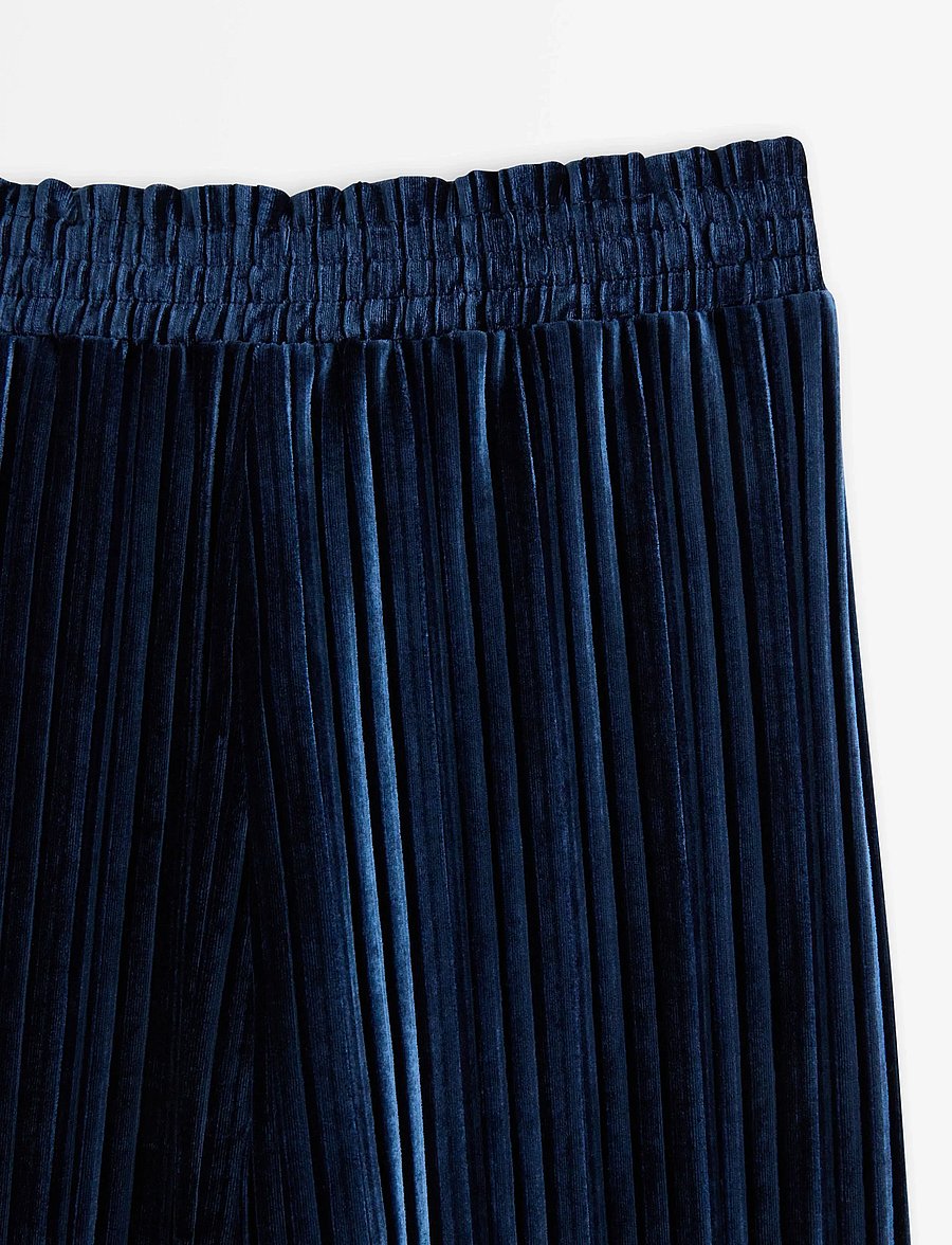 Lindex - Bukser i velour - bukser - navy - 5