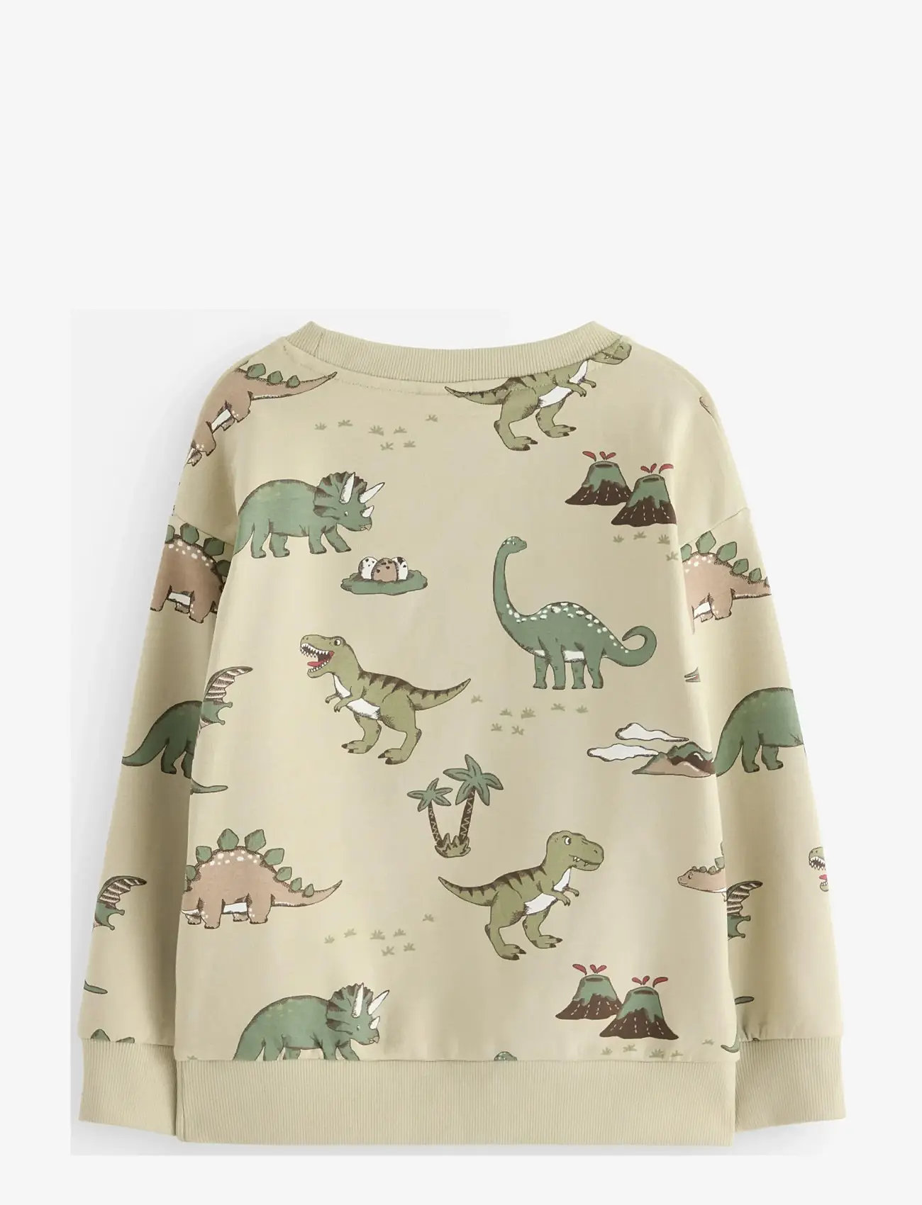 Lindex - Sweatshirt Dino AOP - sweatshirts - light dusty green - 2
