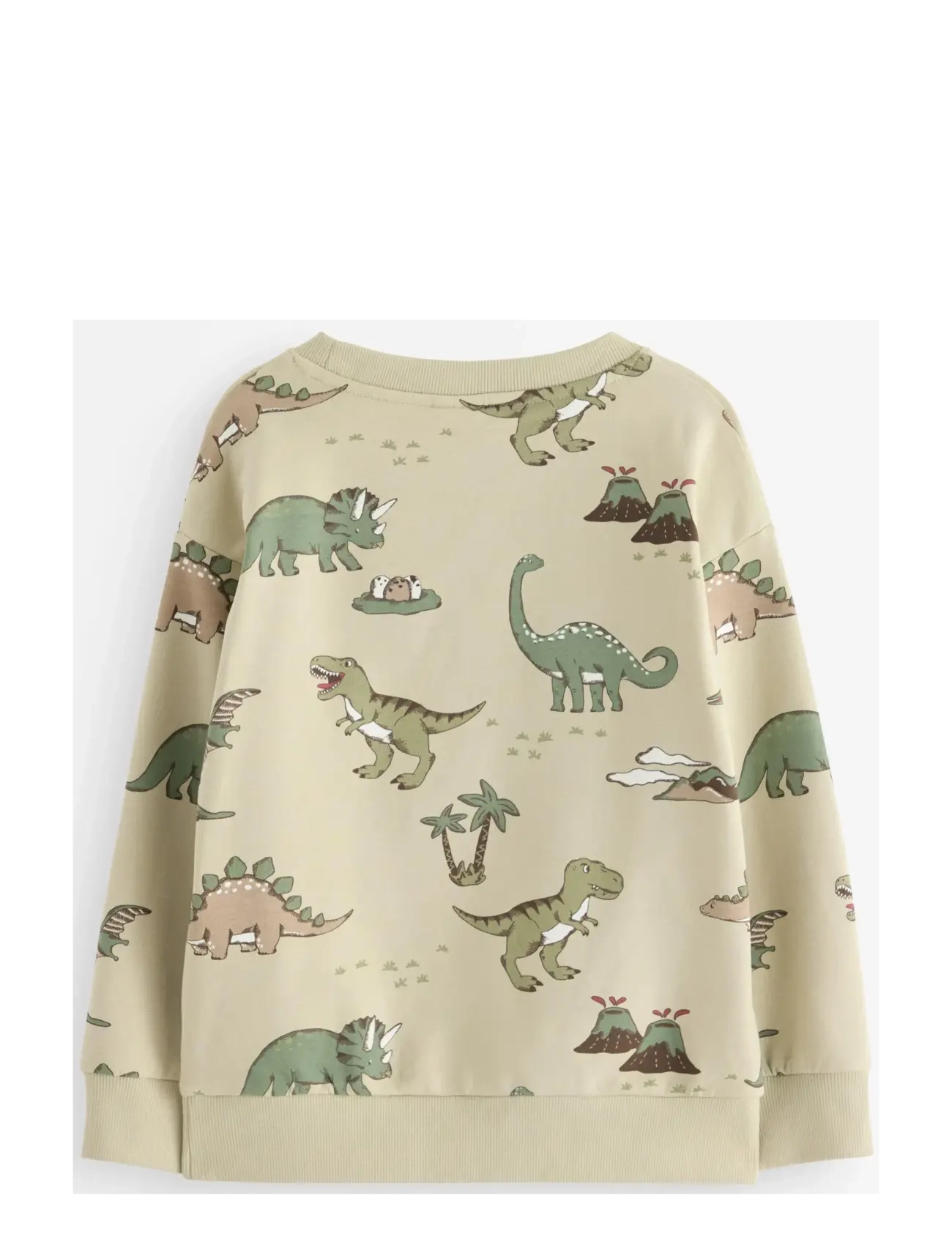 Lindex - Sweatshirt Dino AOP - sweatshirts - light dusty green - 2