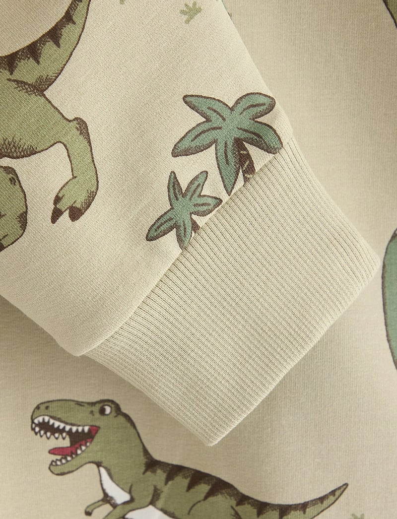 Lindex - Sweatshirt Dino AOP - sweatshirts - light dusty green - 5