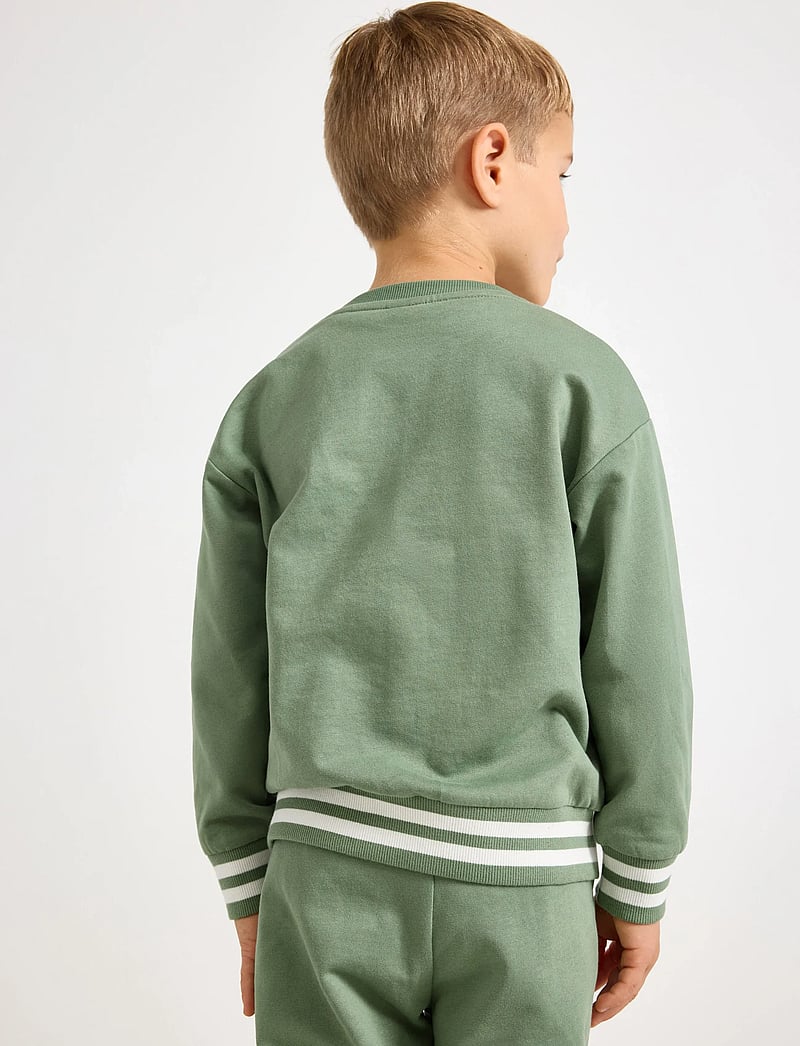 Lindex - Sweatshirt Dino Placement - dressipluusid - light khaki - 3