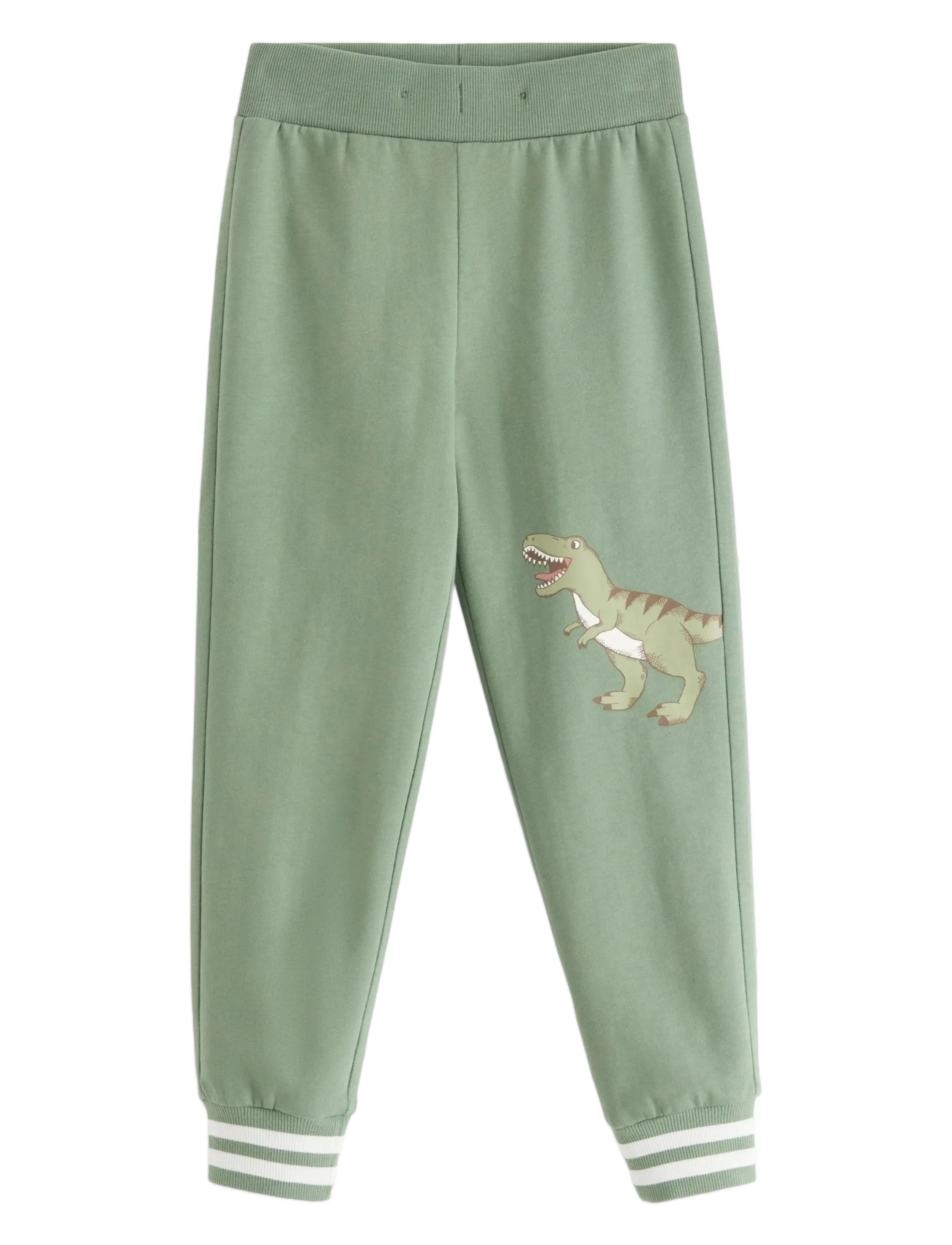 Lindex Trousers Jogging Dino - Alles anzeigen - LIGHT KHAKI / green