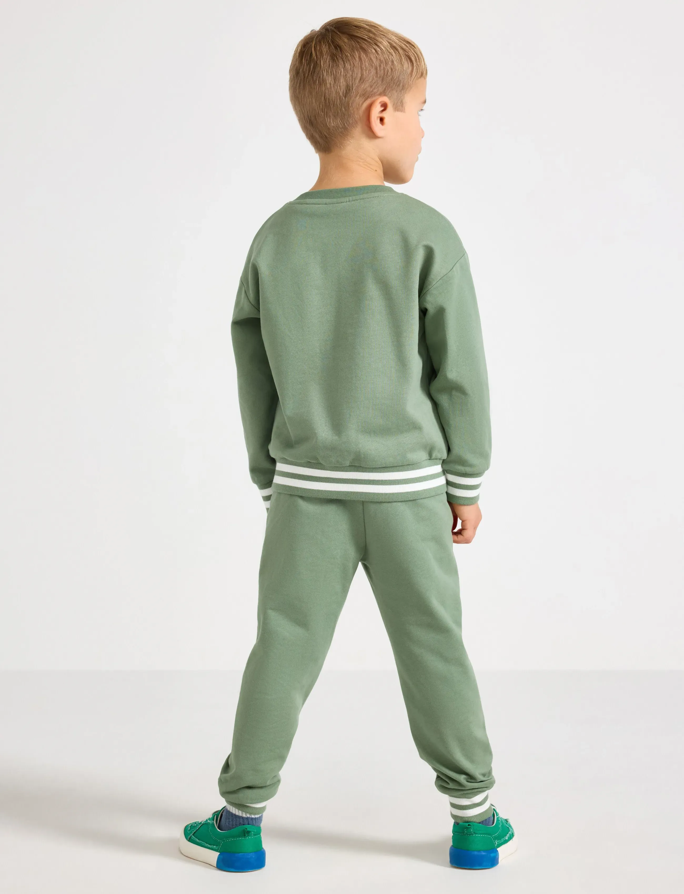 Lindex - Trousers Jogging Dino - sweatpants - light khaki - 3