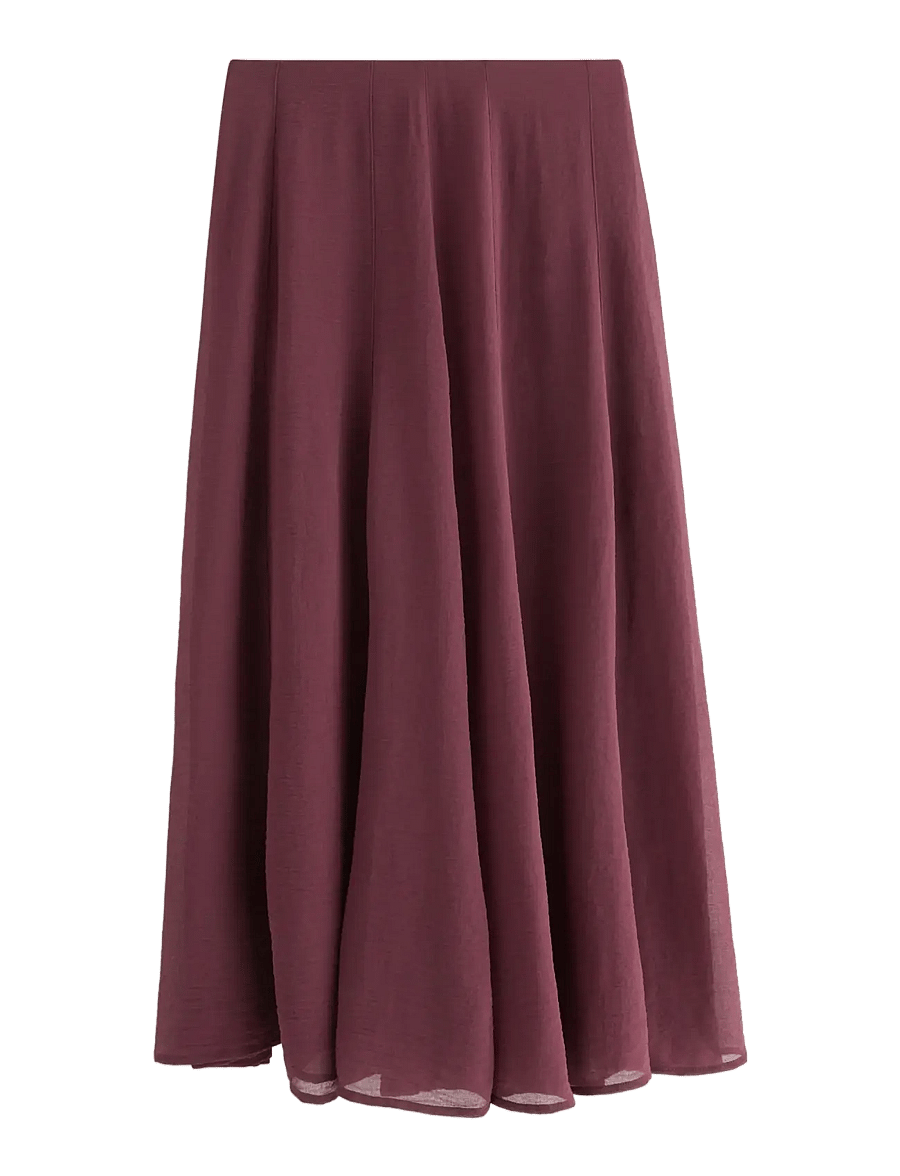 Lindex - Skirt Rosa - maxi skirts - dark dusty lilac - 1