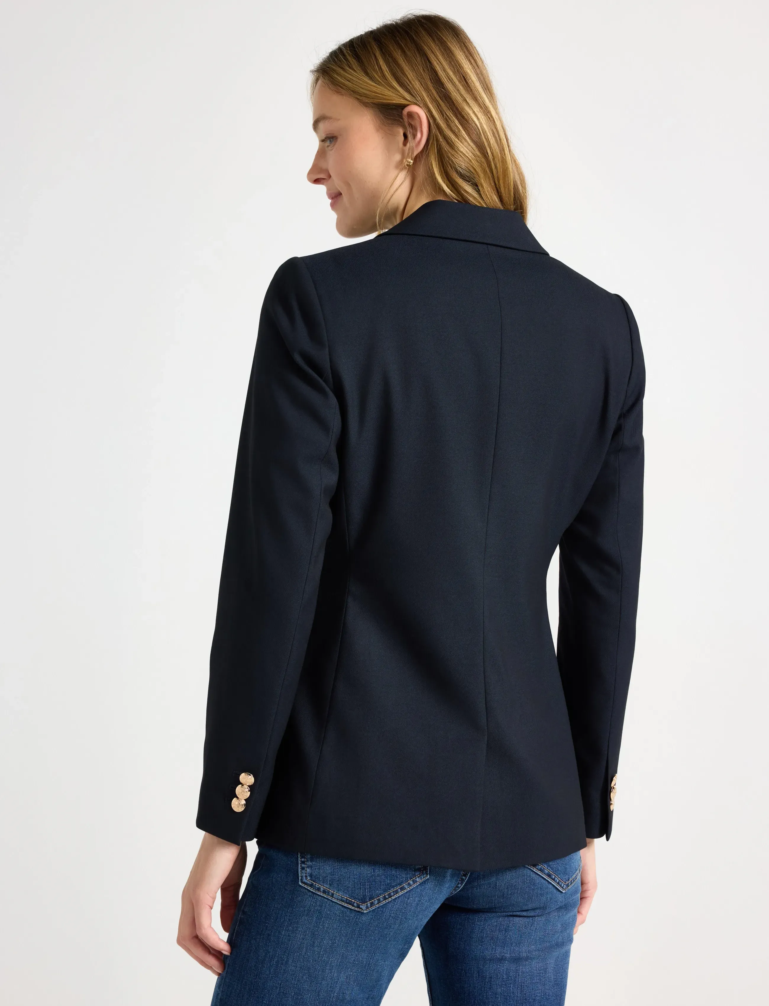 Lindex - Blazer Nanna - dark dusty blue - 3