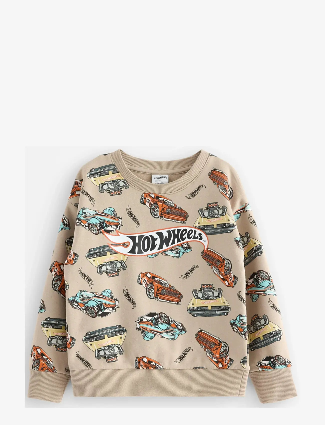 Lindex - Sweatshirt Hot wheels - sweatshirts - dusty beige - 1