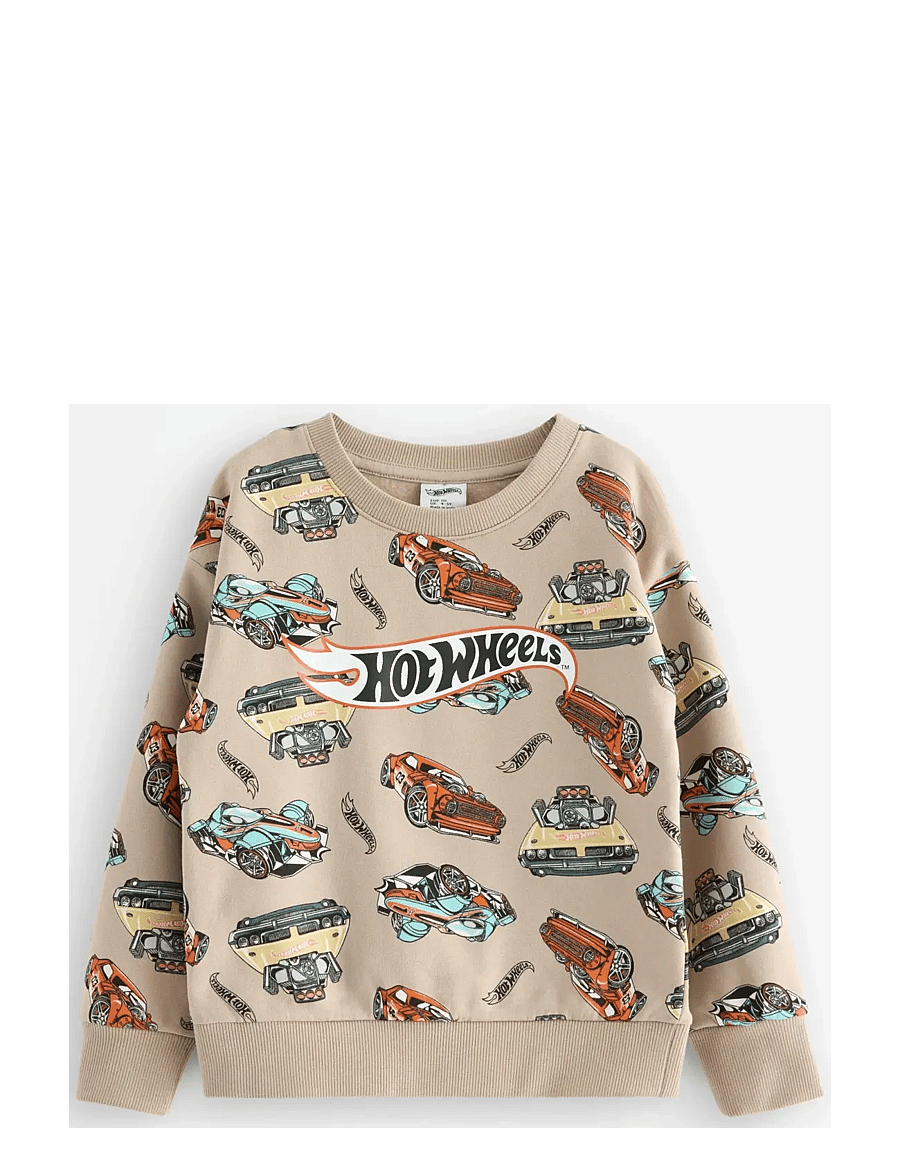 Lindex - Sweatshirt Hot wheels - sweatshirts - dusty beige - 1