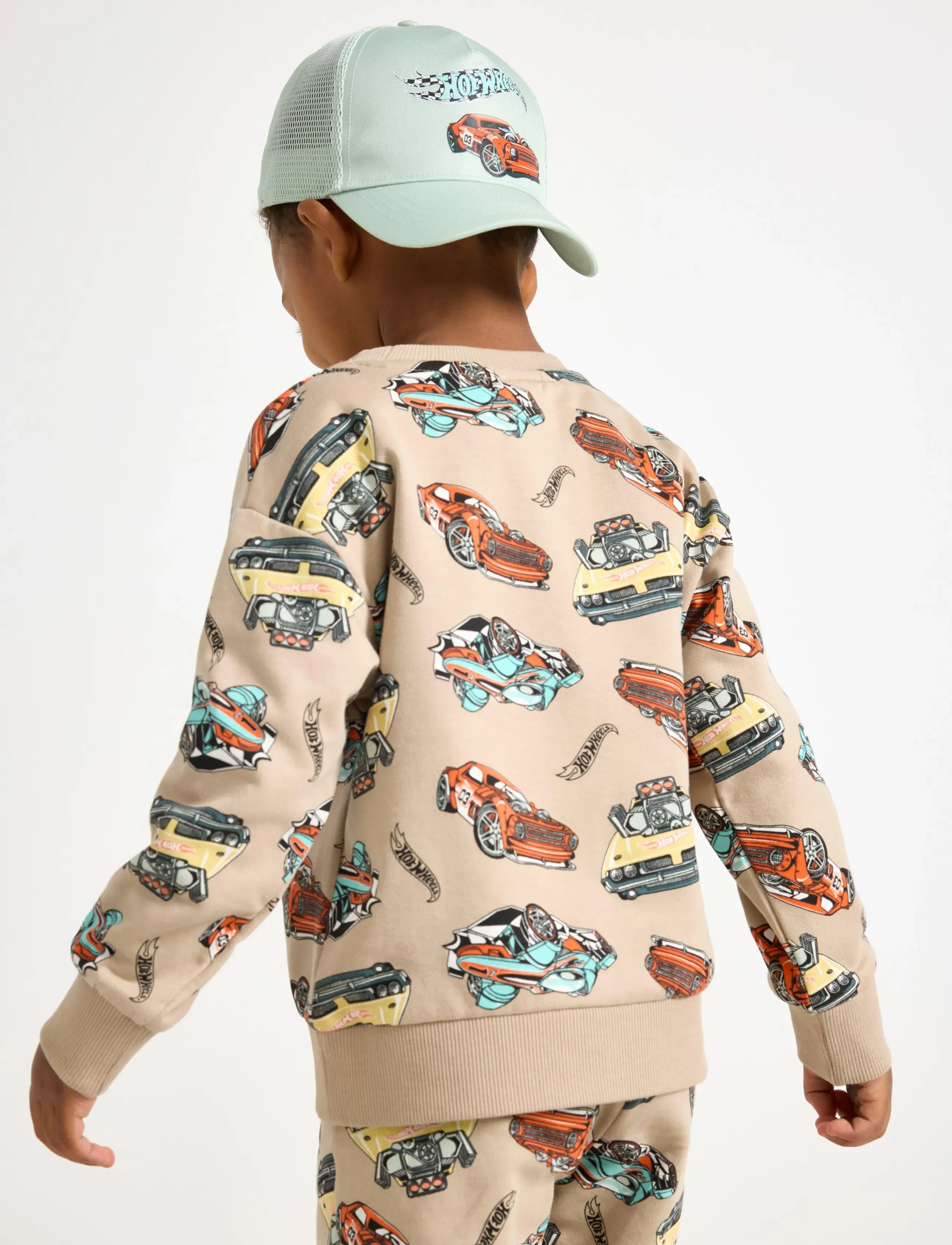Lindex - Sweatshirt Hot wheels - sweatshirts - dusty beige - 3