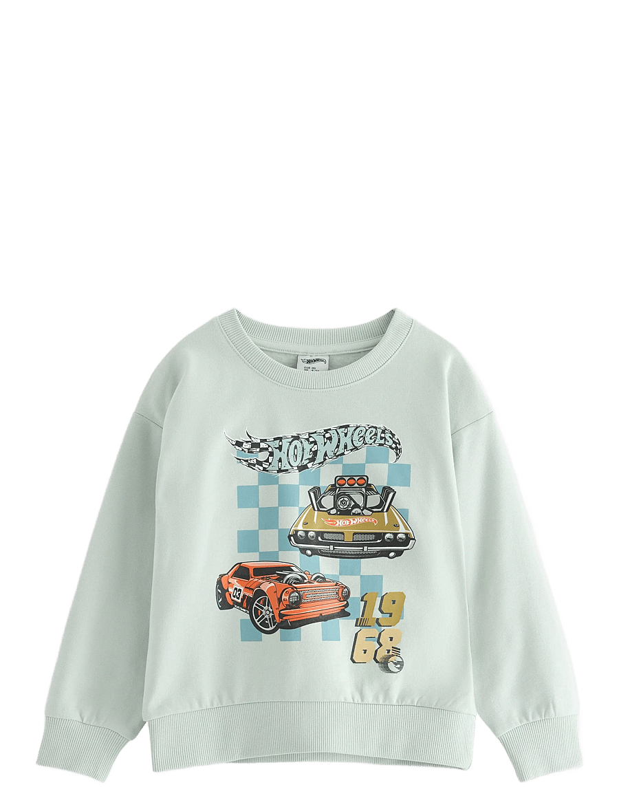 Lindex - Sweatshirt Hot wheels - sweatshirts - light aqua - 1
