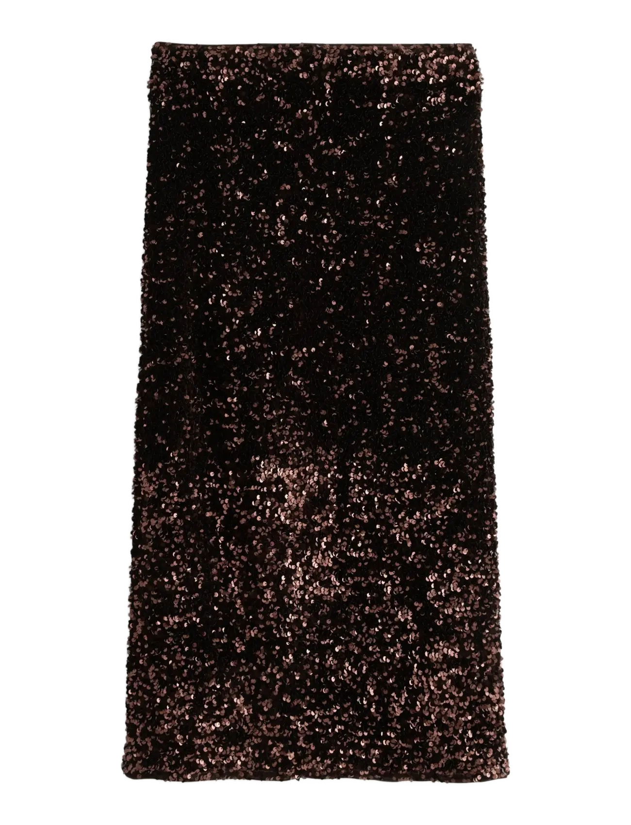 Lindex Midikjol med paljetter - Riided - BROWN / brown