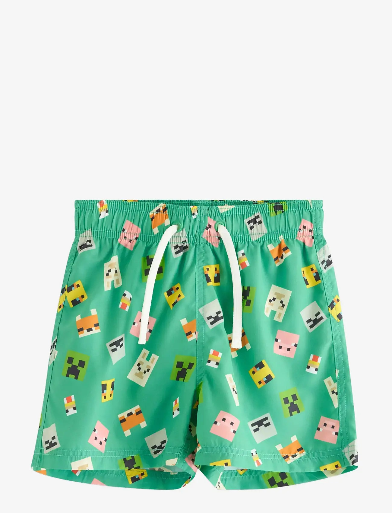 Lindex - Minecraft swim shorts - badehosen - green - 0