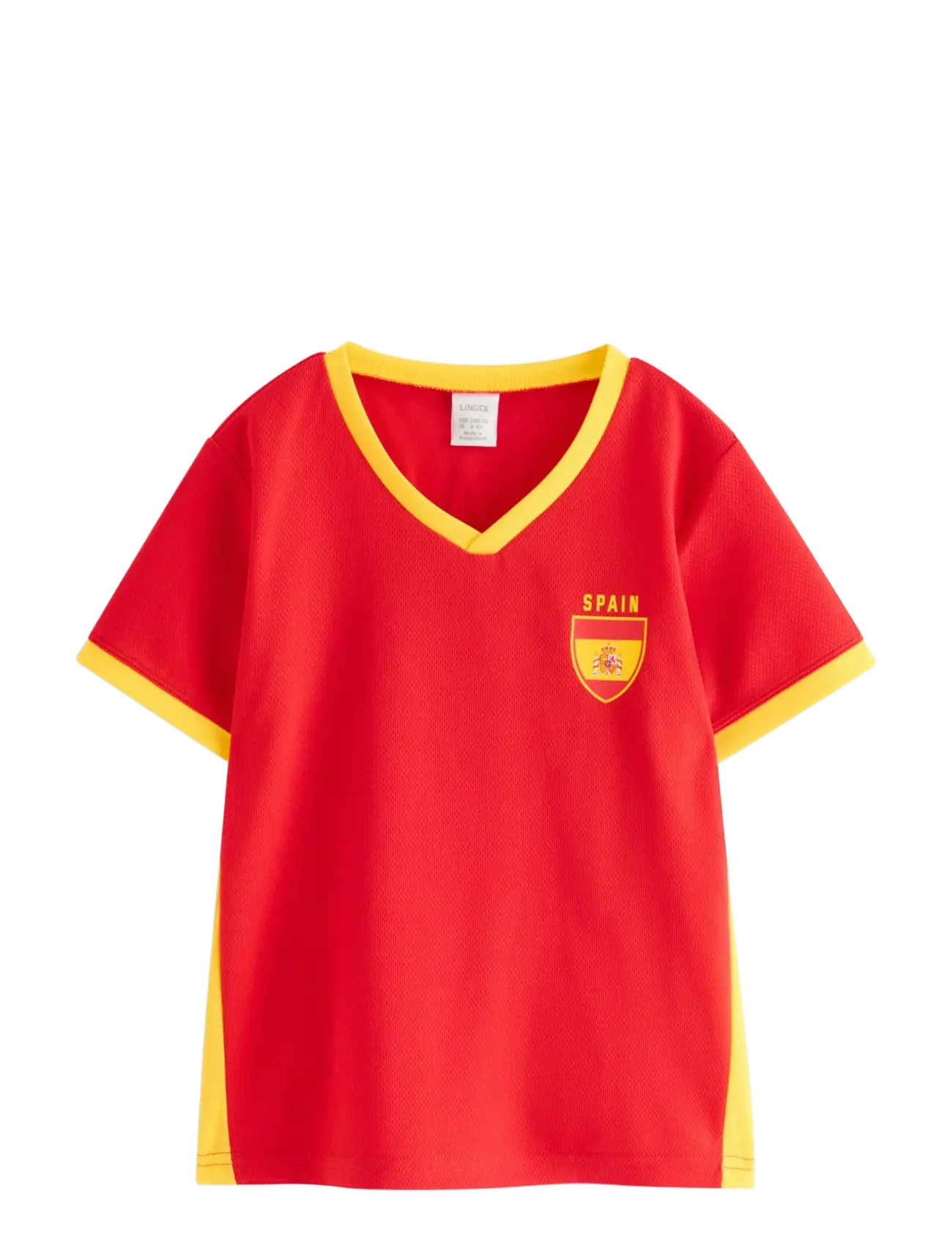 LINDEX Football Shirt Rot - 92 - Kinder