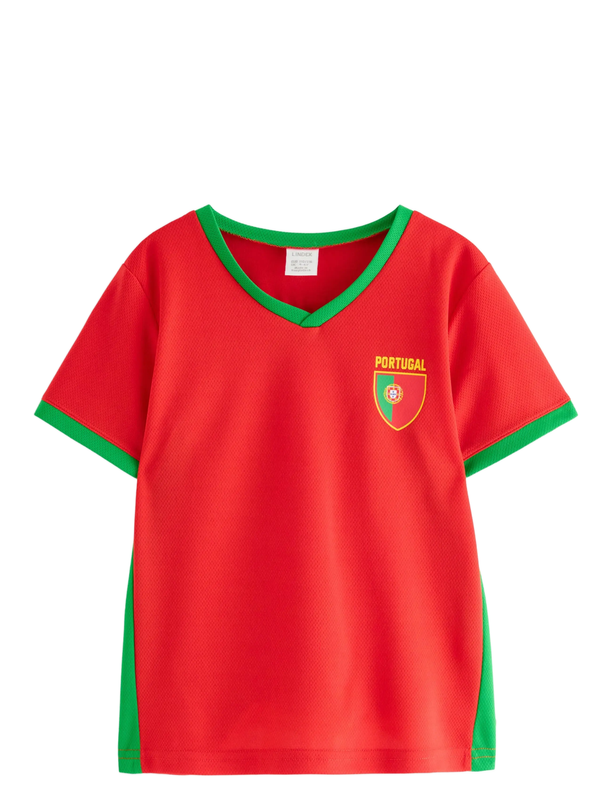 Lindex Top SS Soccer nation - Oberteile - RED / red