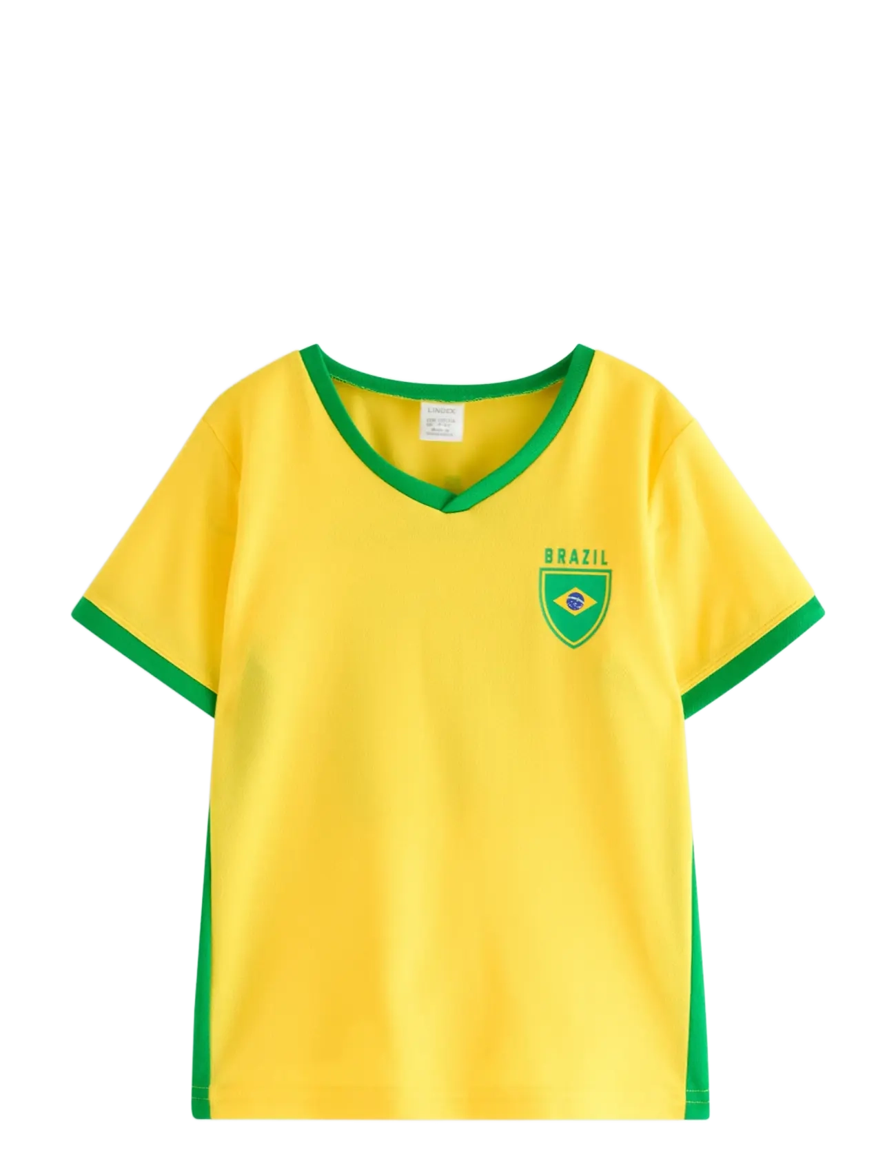 Lindex Top SS Soccer nation - Oberteile - STRONG GREEN / yellow