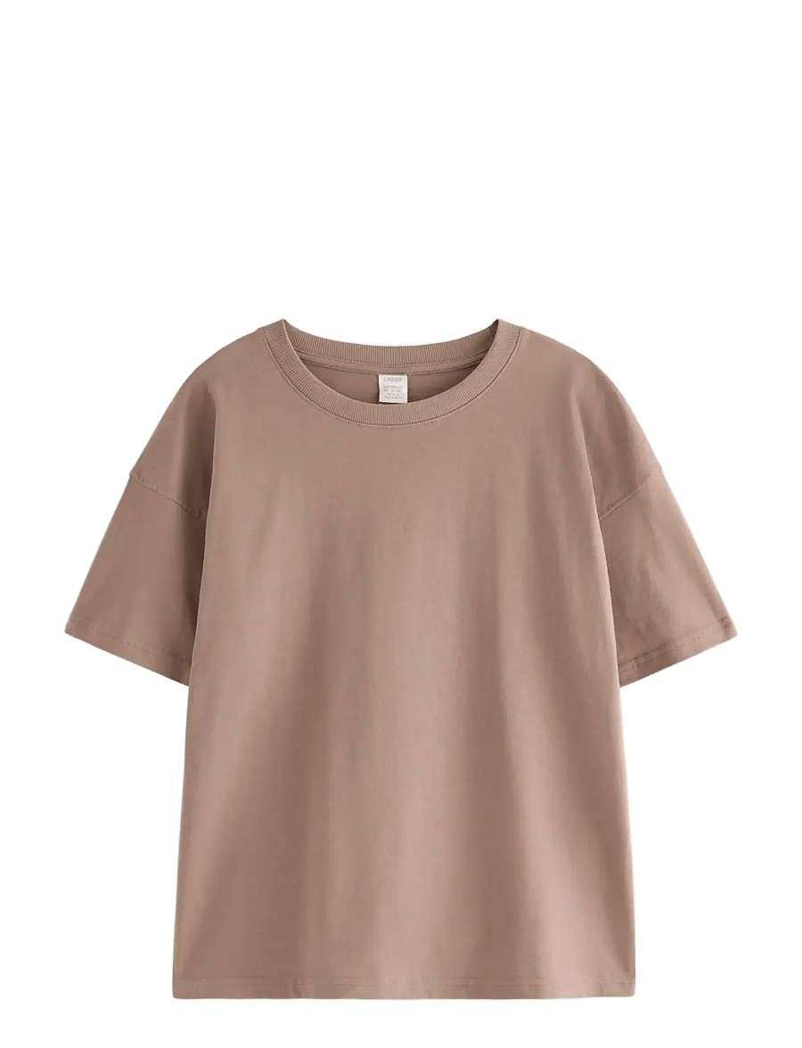 Lindex - Oversized t-shirt - kurzärmelige - khaki - 1