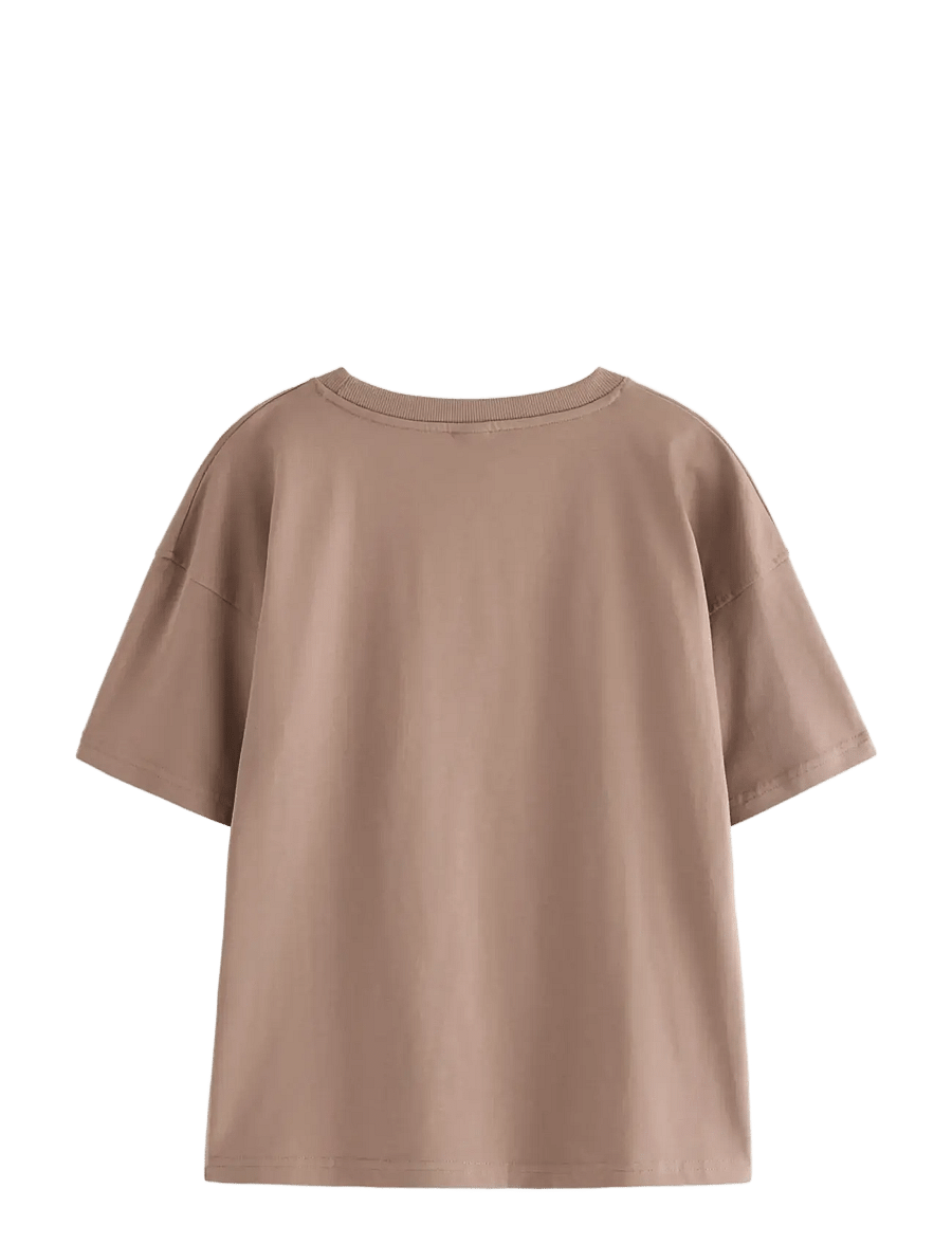 Lindex - Oversized t-shirt - kurzärmelige - khaki - 2
