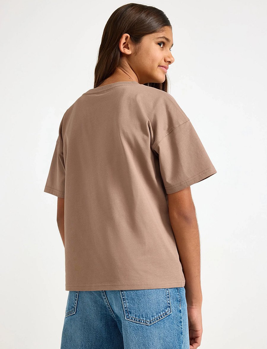 Lindex - Oversized t-shirt - kurzärmelige - khaki - 3