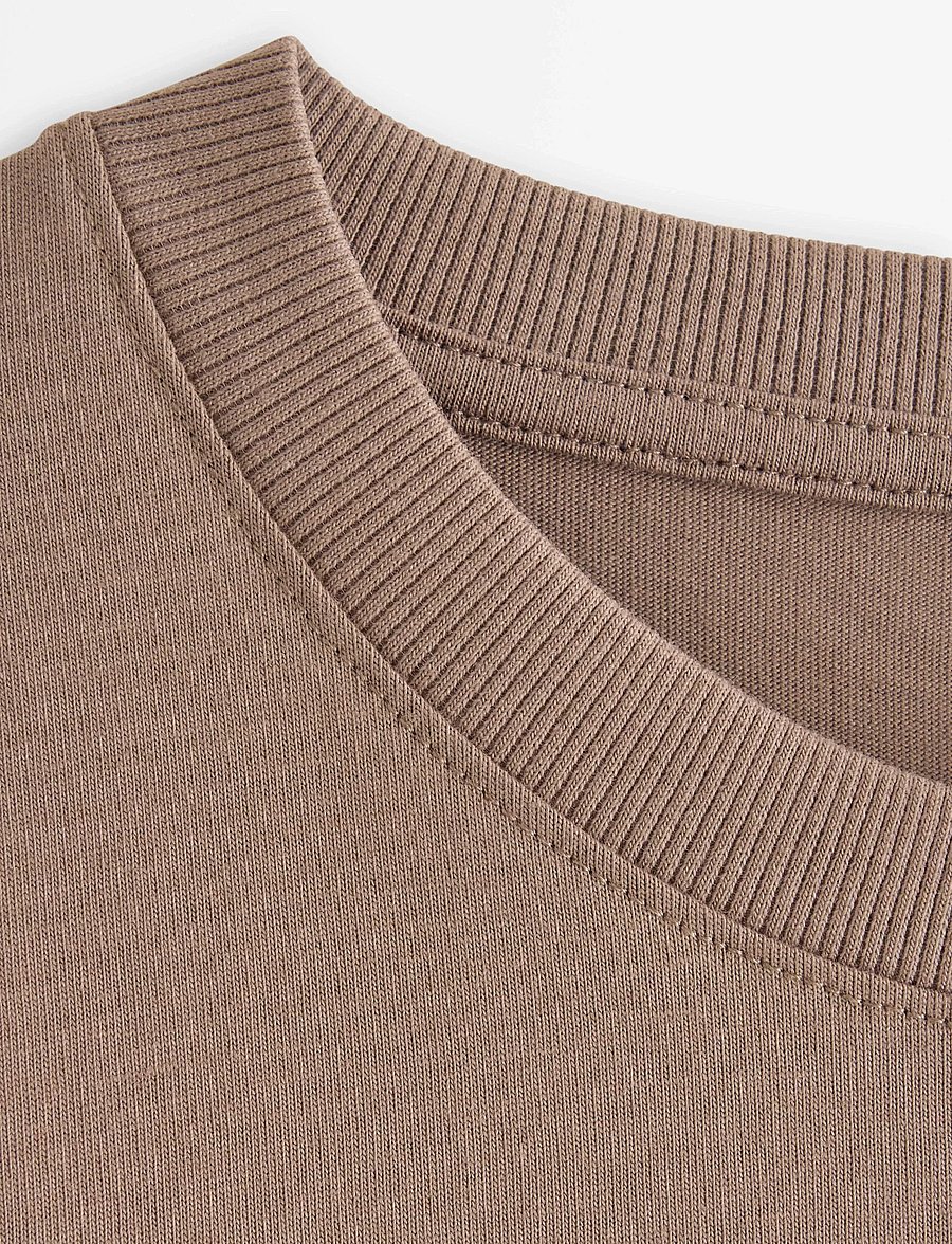 Lindex - Oversized t-shirt - kurzärmelige - khaki - 5