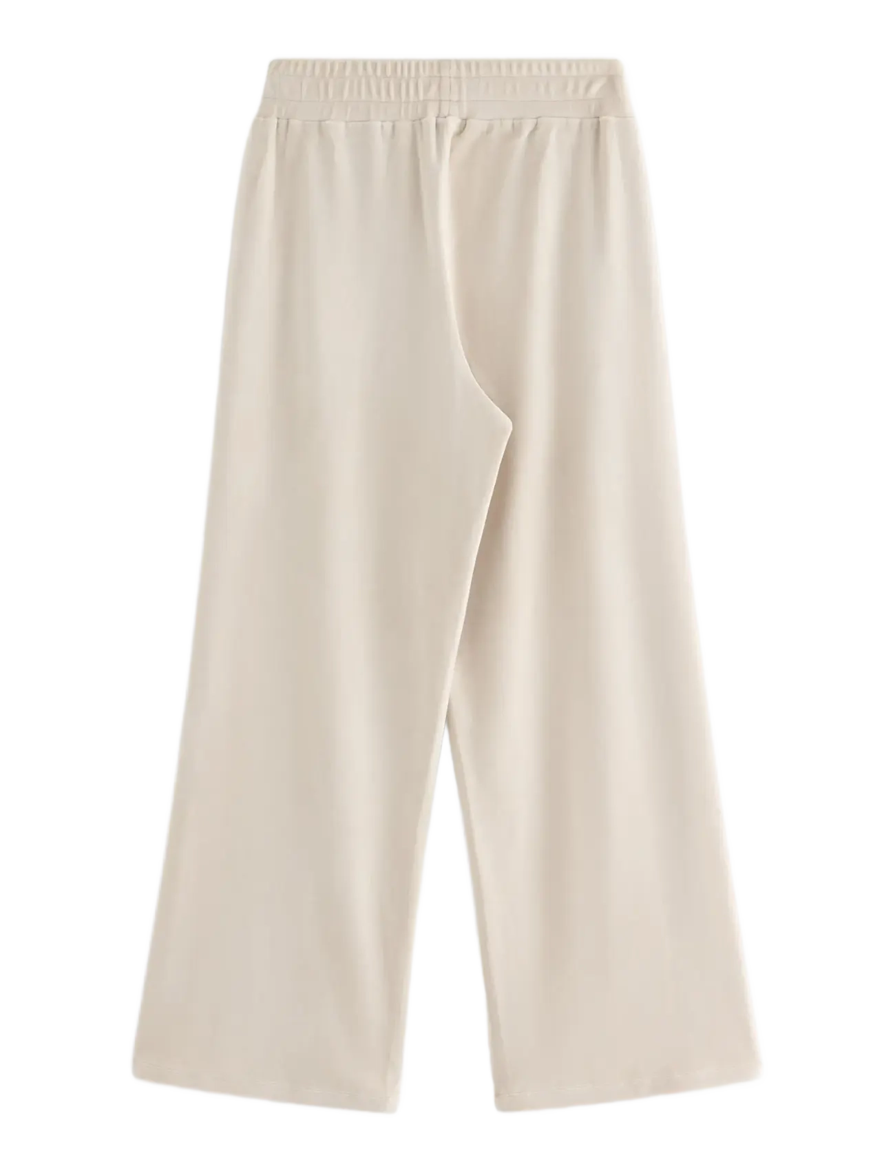 Lindex - Wide trousers in velour - jogginghosen - light dusty beige - 2