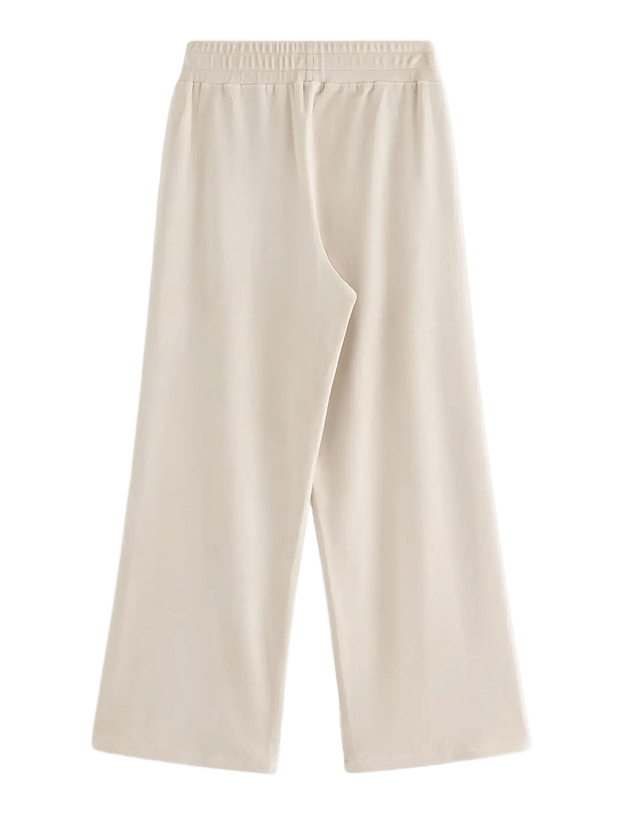 Lindex - Wide trousers in velour - jogginghosen - light dusty beige - 2